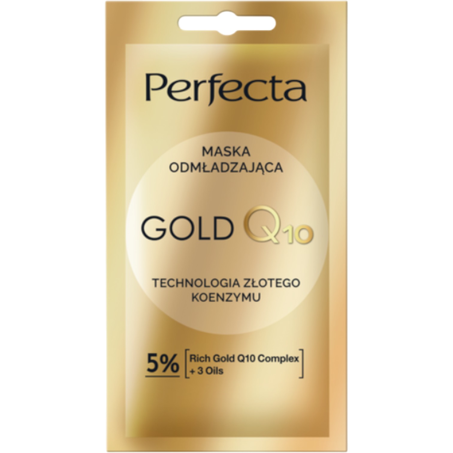 Perfecta Gold Q10 Odmładzająca maska do twarzy 