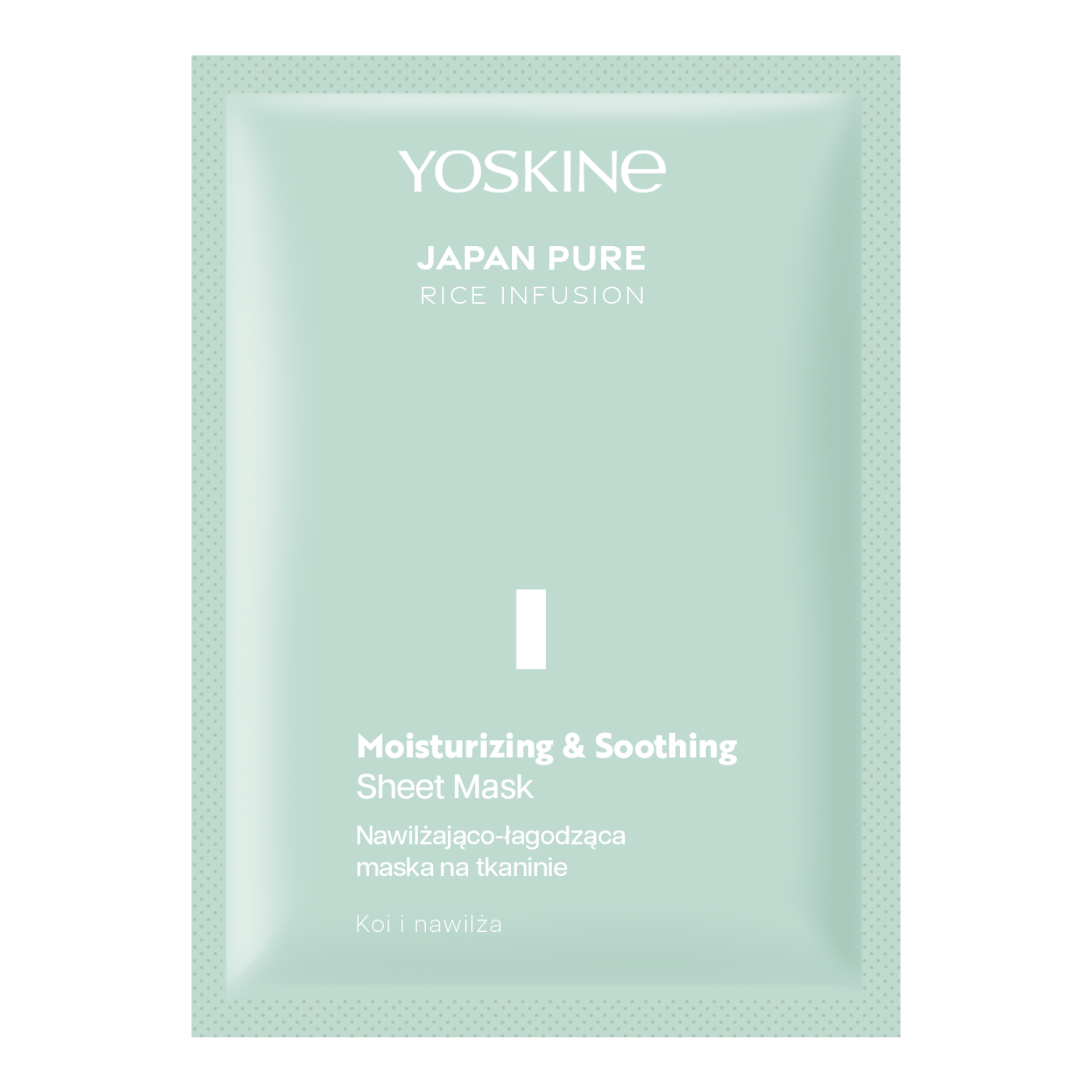 Yoskine Japan Pure Rice Infusion Nawilżająco-łagodząca maska na tkaninie 
