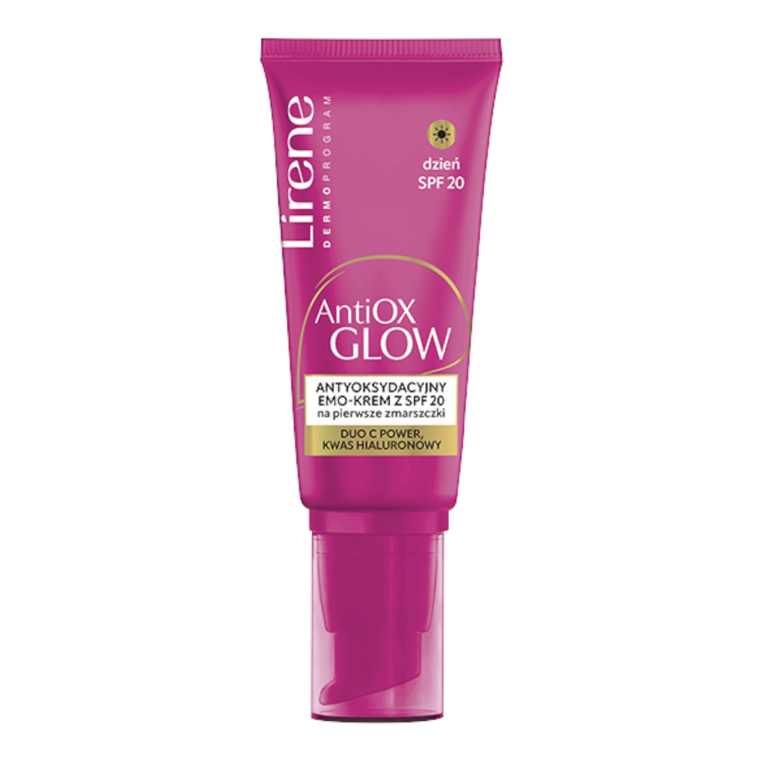 Lirene AntiOX Glow Antyoksydacyjny Emo-krem z SPF 20, 40 ml
