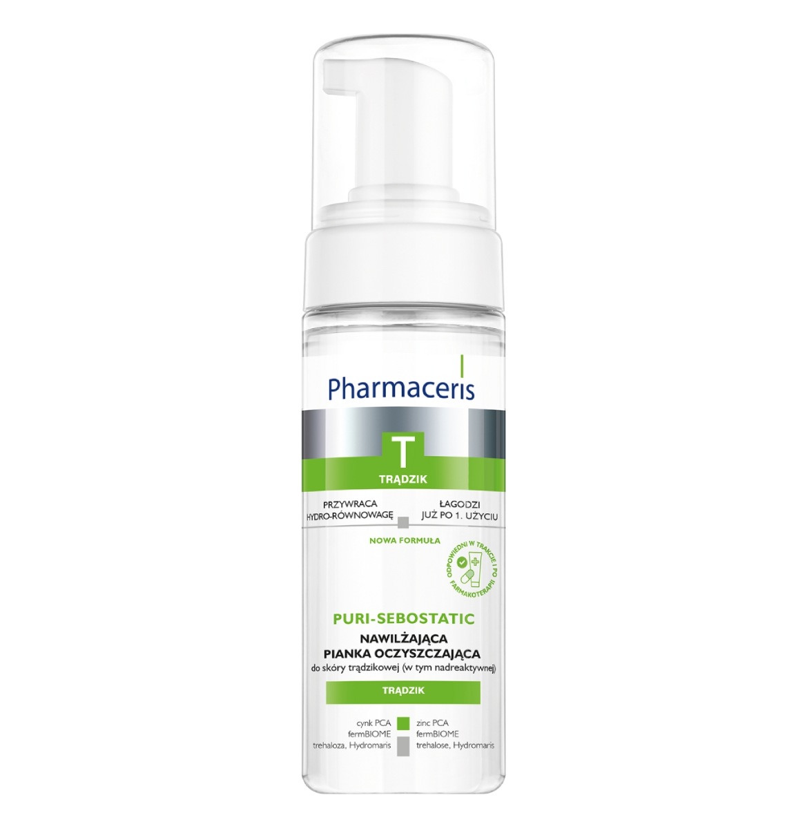 Pharmaceris T Puri-Sebostatic Pianka głęboko oczyszczająca do twarzy, 150 ml
