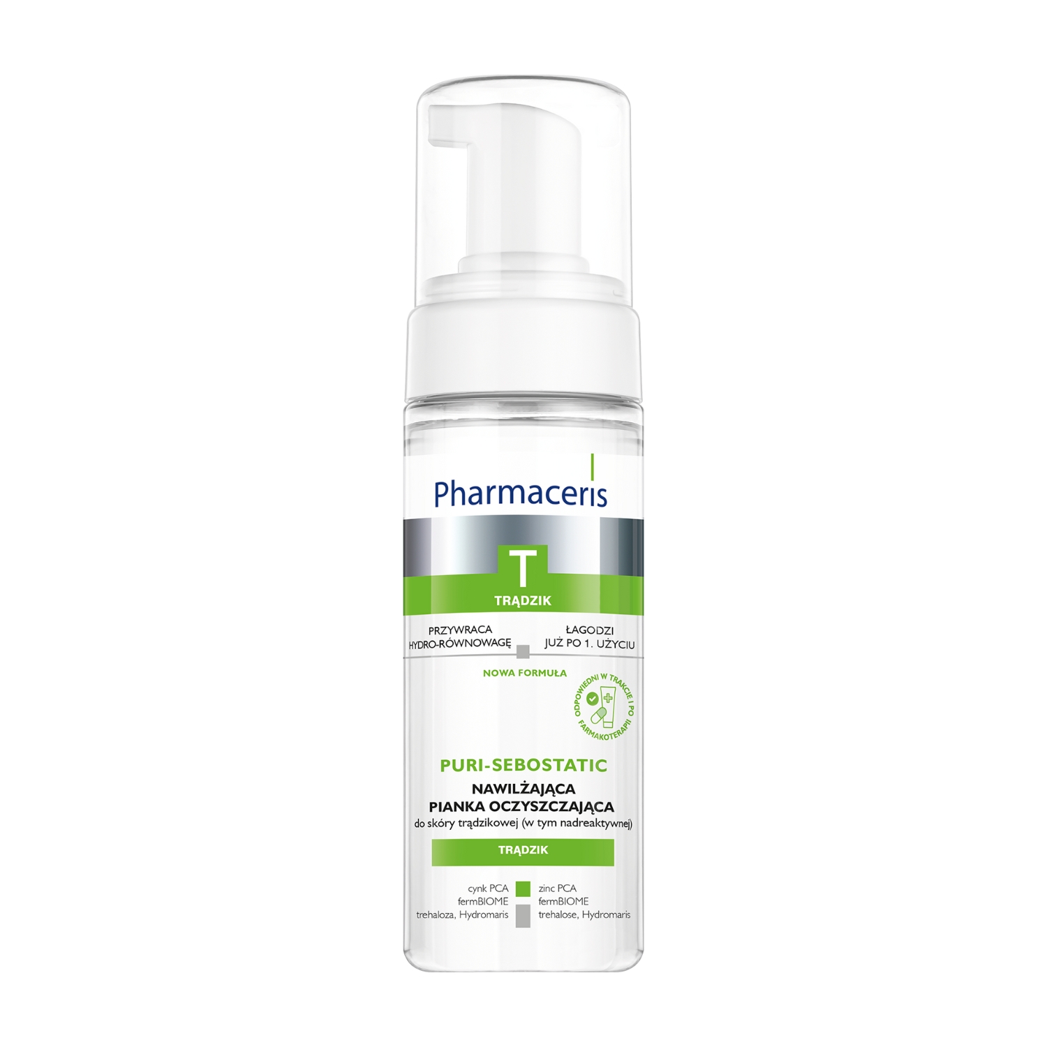 Pharmaceris T PURI-SEBOSTATIC Pianka głęboko oczyszczająca do mycia twarzy