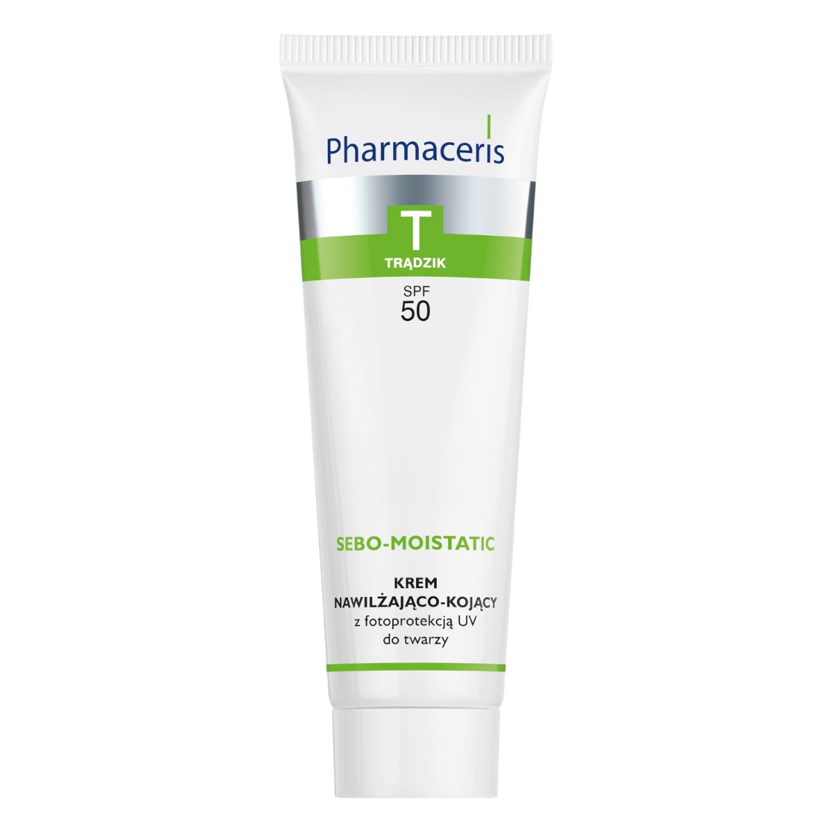 Pharmaceris T SEBO-MOISTATIC Krem nawilżająco-kojący z fotoprotekcją UV do twarzy SPF 50