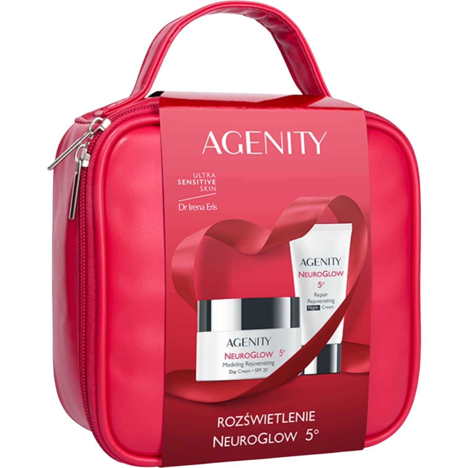 Agenity Zestaw Neuroglow 5º, Krem na dzień 50ml + Krem na noc 25ml