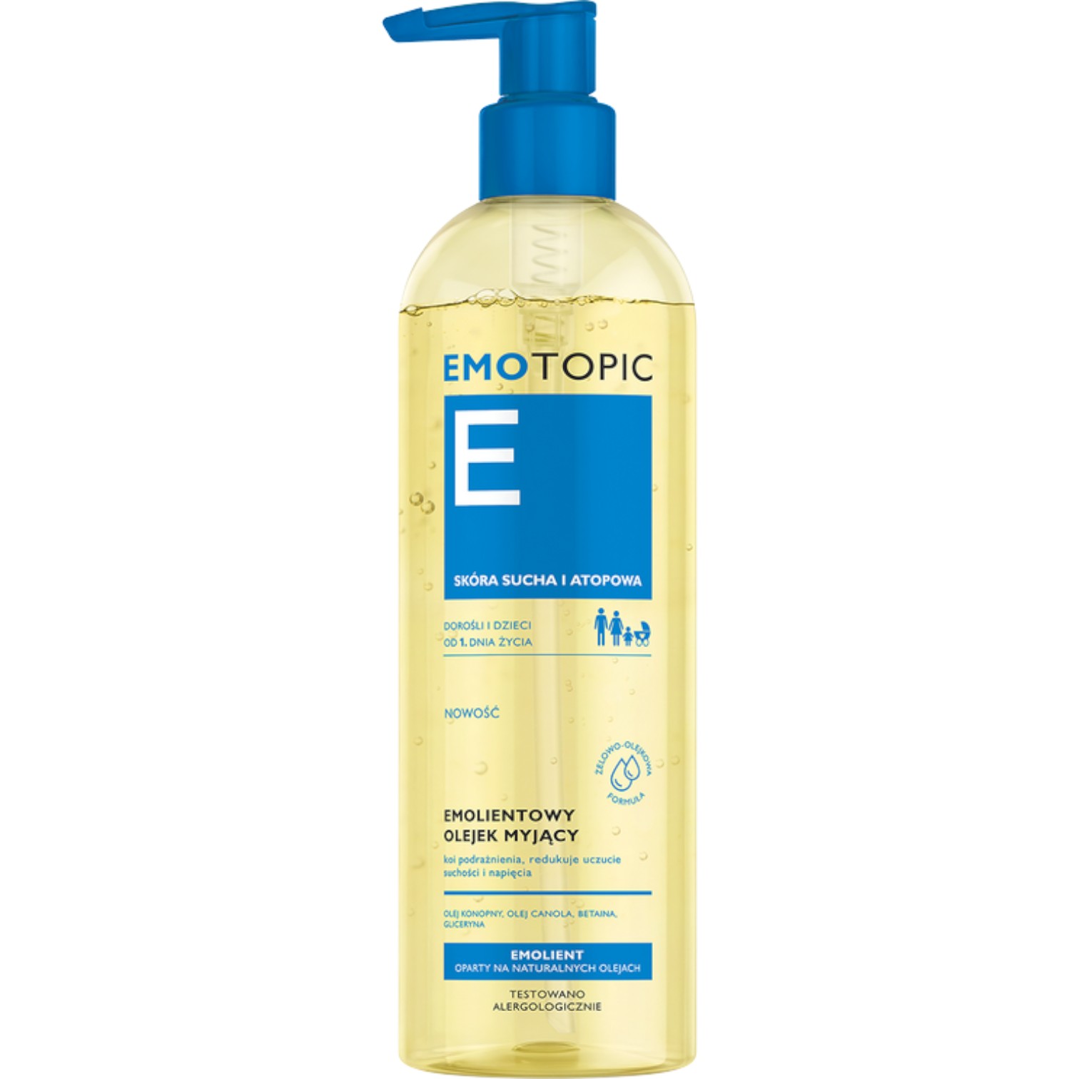 Pharmaceris E Emotopic Emolientowy olejek myjący do kąpieli