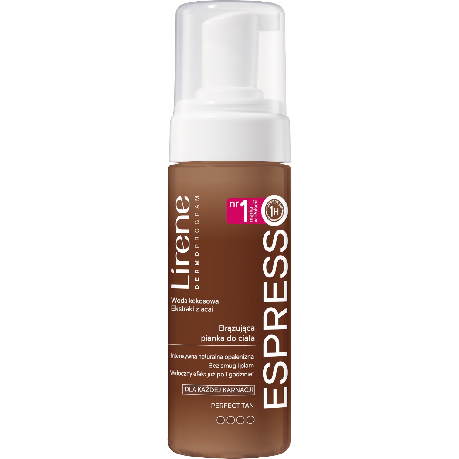 Lirene Perfect Tan Pianka Samoopalająca, Espresso