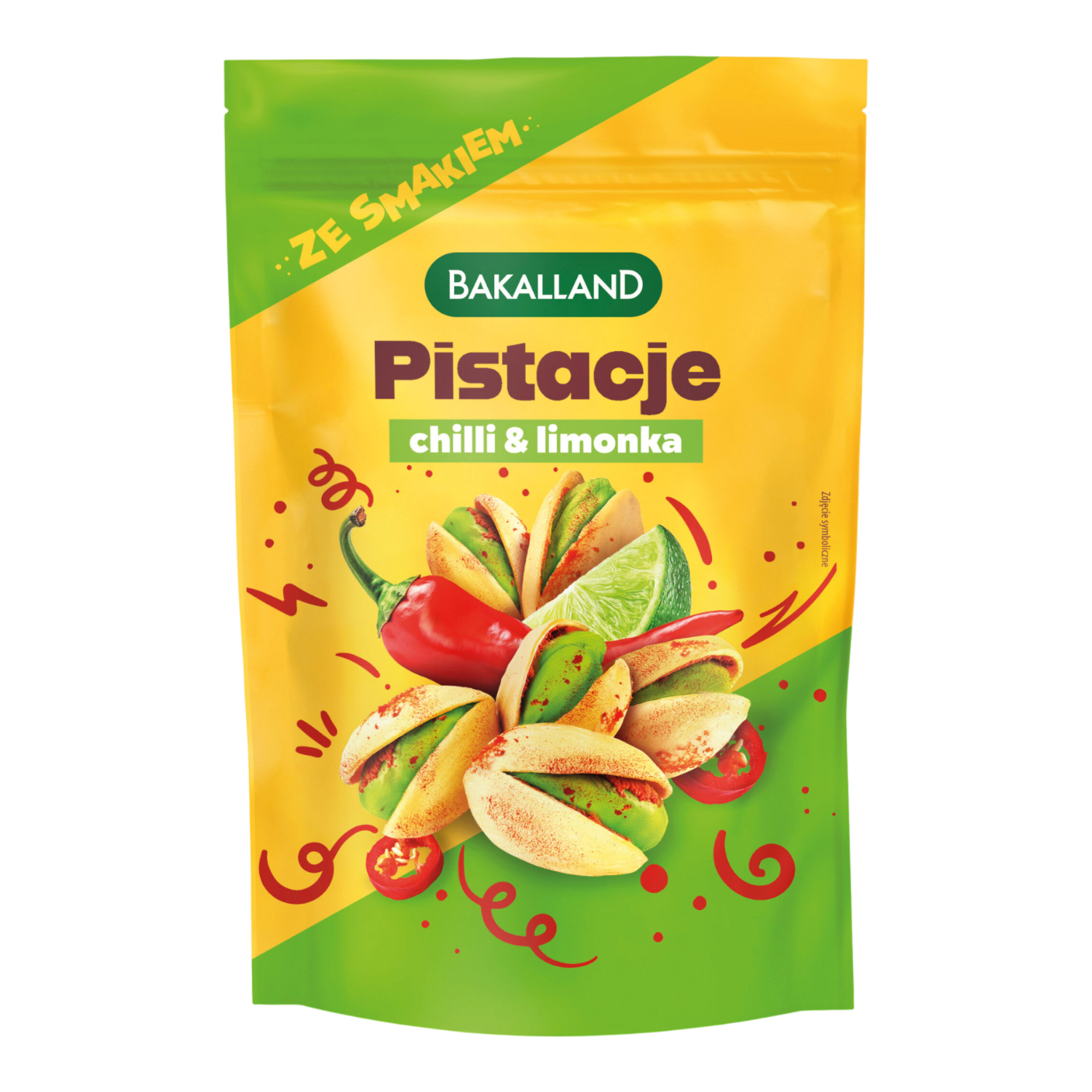 Bakalland Pistacje chilli & limonka 70 g