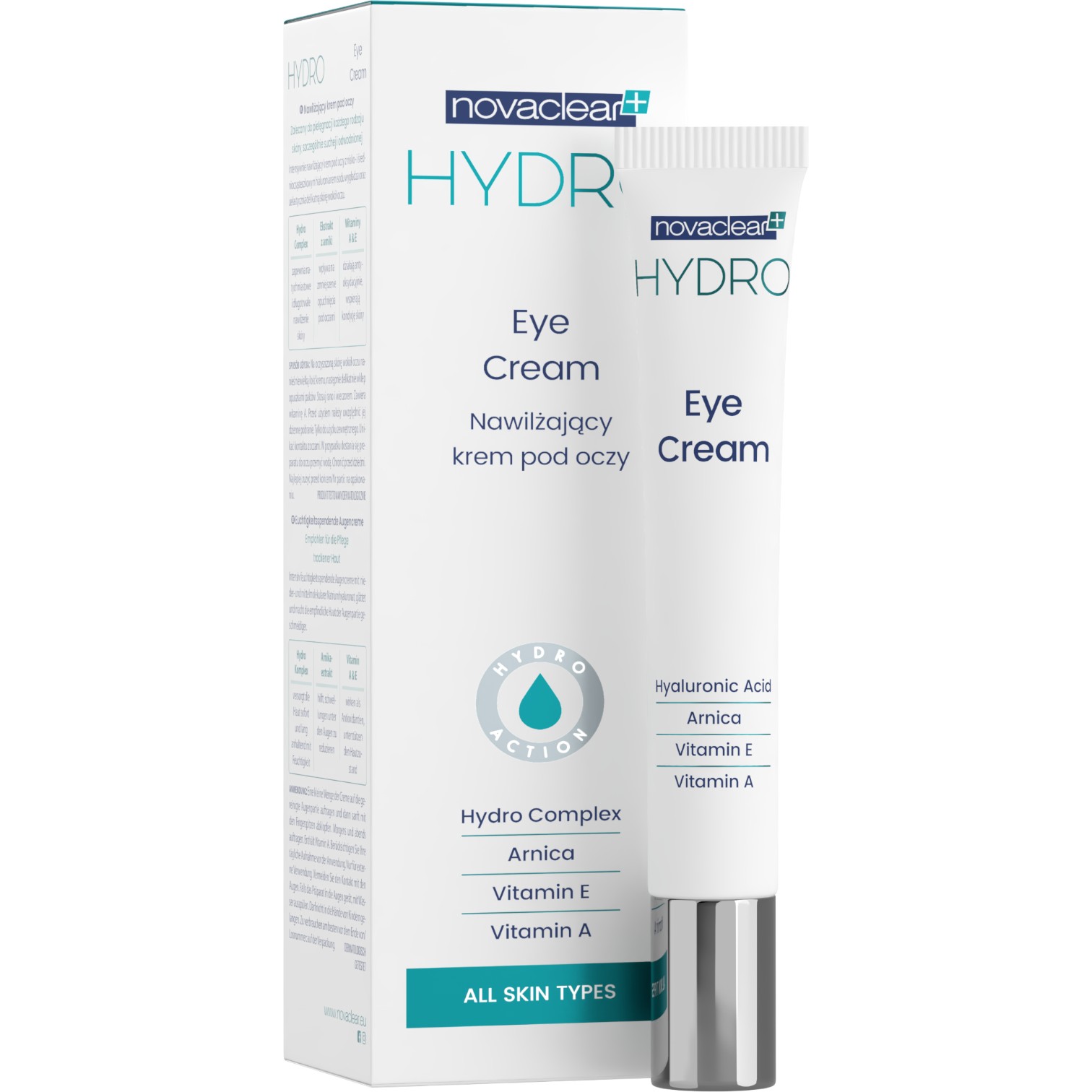 Novaclear Hydro Nawilżający krem pod oczy 