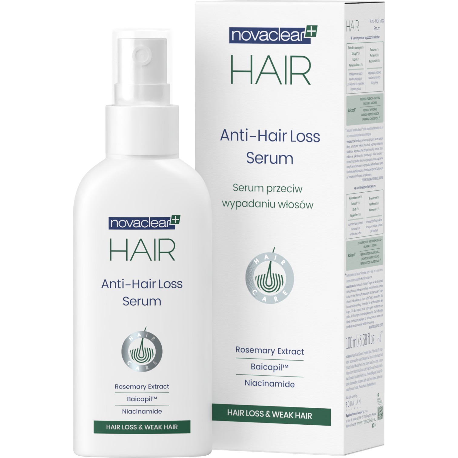 Novaclear Hair Serum przeciw wypadaniu włosów