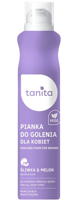 Tanita Vegan Schiuma da Barba Prugna & Melone 200 ml 200 ml