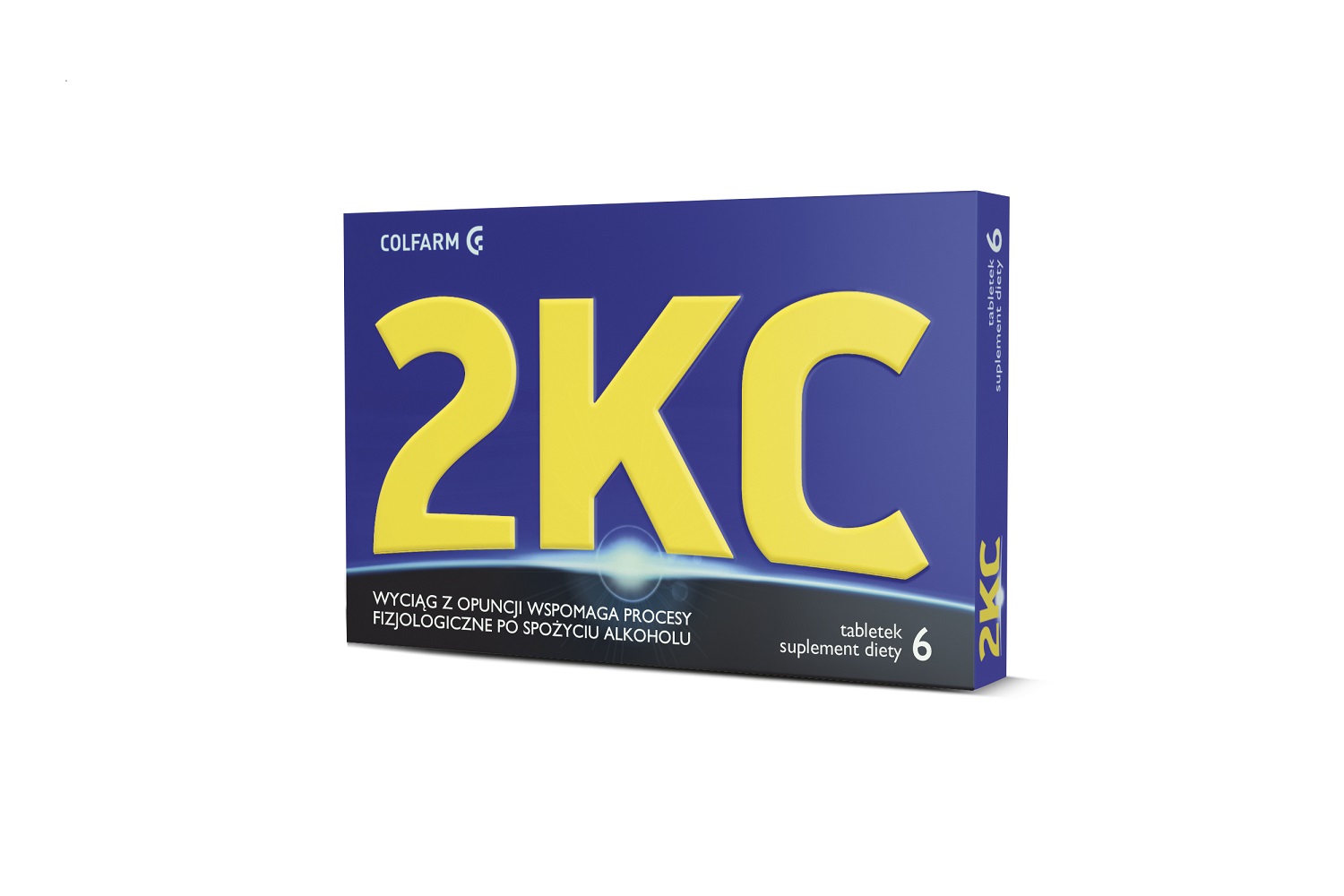 2KC Preparat ograniczający skutki spożycia alkoholu, tabletki