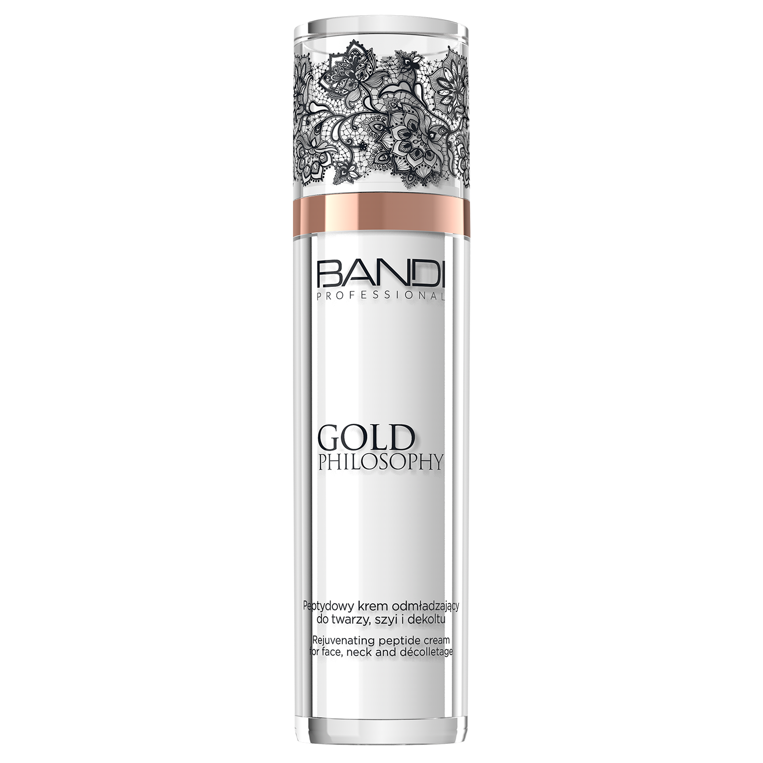 Bandi Gold Philosophy Peptydowy krem odmładzający do twarzy, szyi i dekoltu 