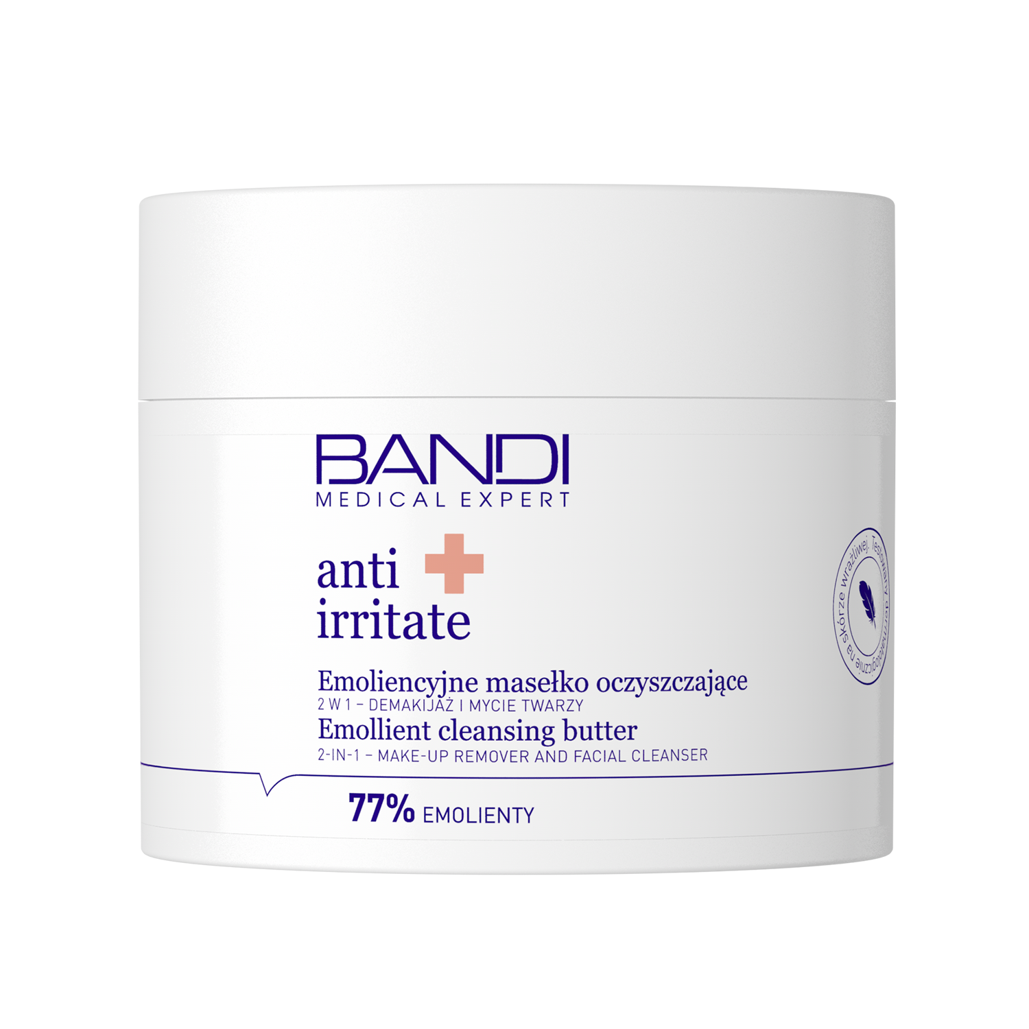 Bandi Medical Expert Anti Irritate Emoliencyjne masełko oczyszczające demakijaż i mycie twarzy