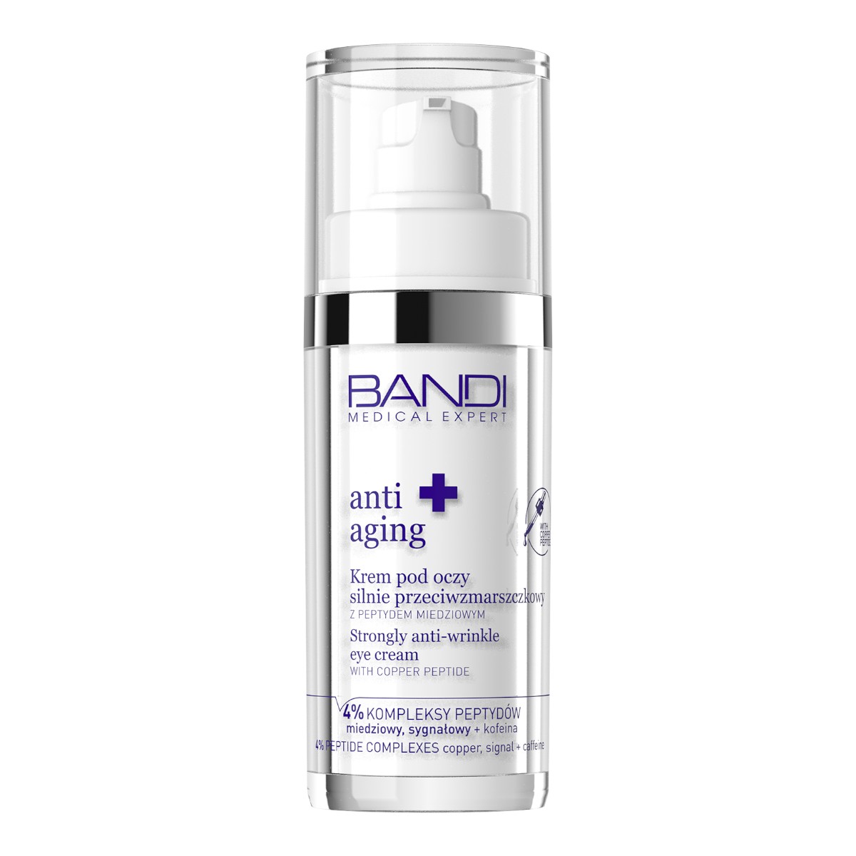 Bandi Medical Expert Anti Aging Crema contorno occhi intensiva antirughe con peptide di rame