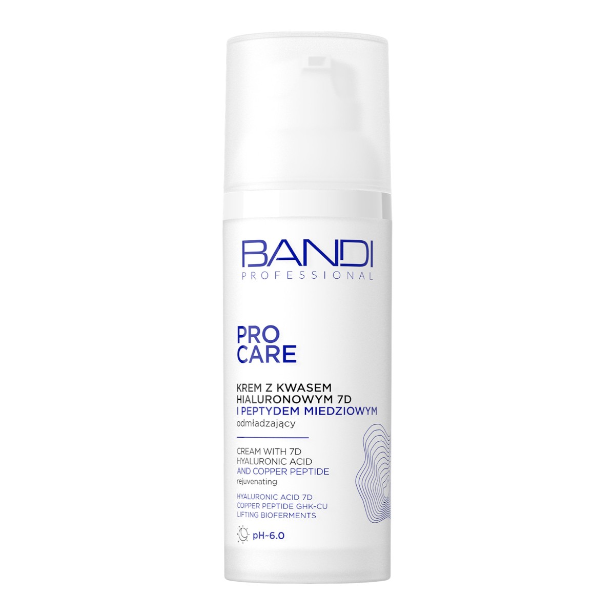 Bandi Pro Care Crema con acido ialuronico 7D e peptide di rame