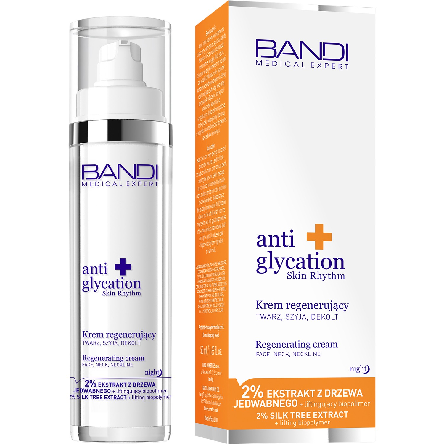 Bandi Anti Glycation Skin Rhythm Regenerujący krem twarz, szyja, dekolt 