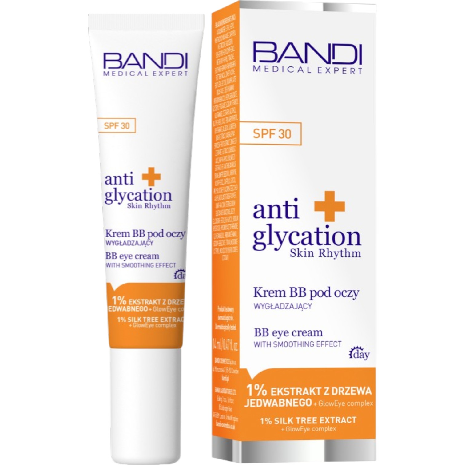 Bandi Anti Glycation Skin Rhythm Krem BB pod oczy wygładzający