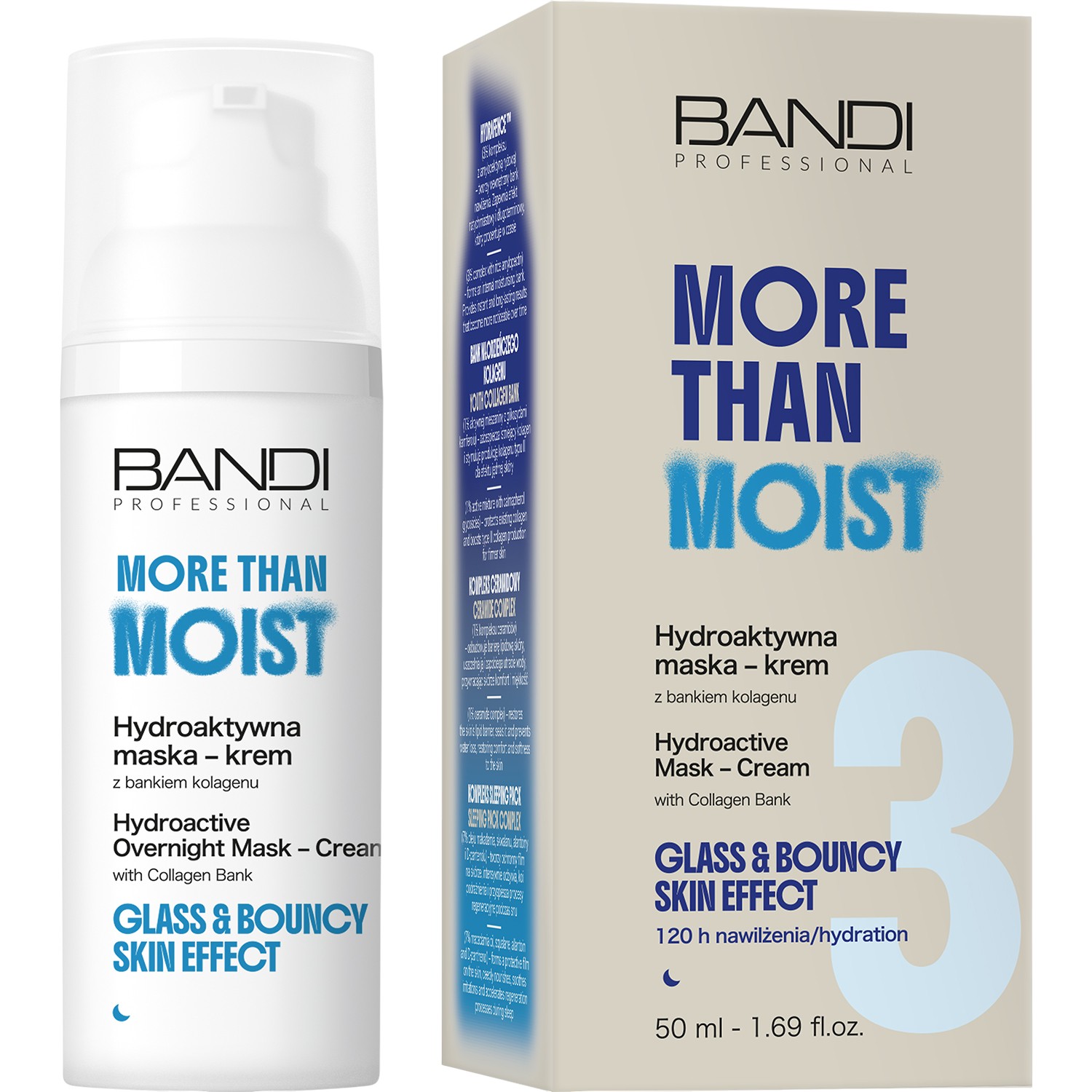 Bandi More Than Moist Maschera-Crema Idroattiva con Riserva di Collagene