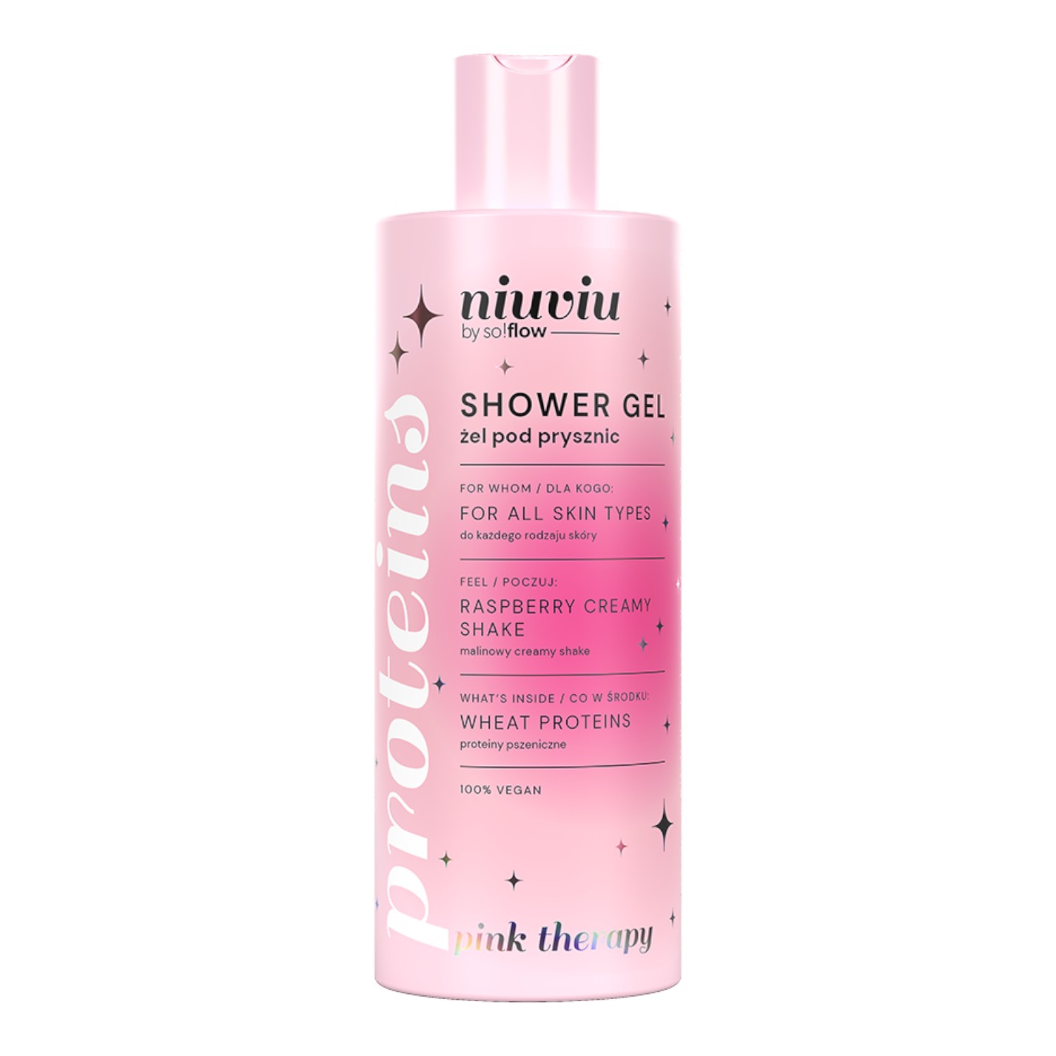 Niuviu Pink Therapy Żel pod prysznic malinowy 