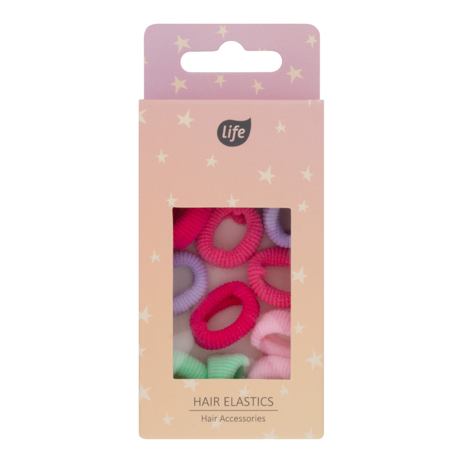 Life Gumki do włosów dla dzieci (mini kartonik) 12 szt.