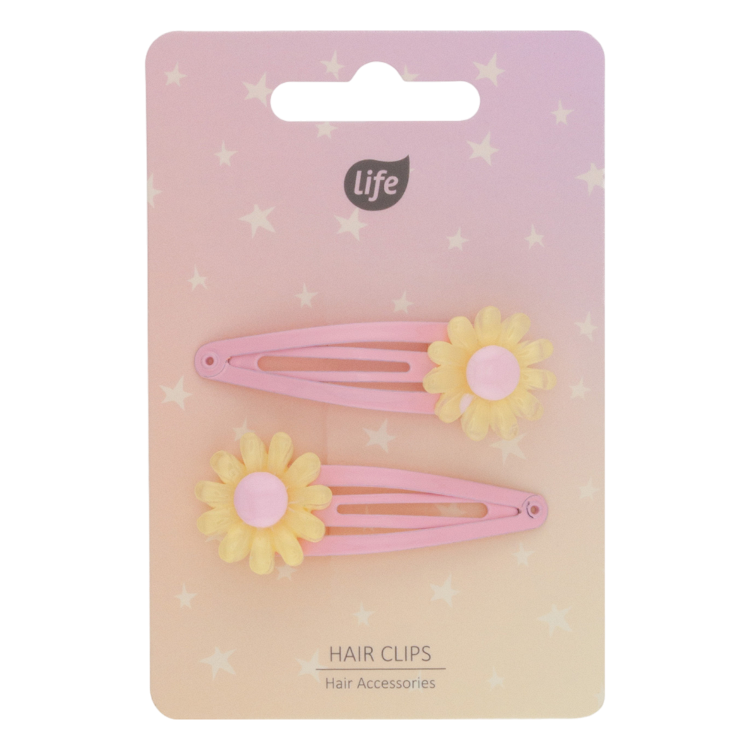 Life Spinki do włosów z kwiatkami róż, niebieskie 2 szt.