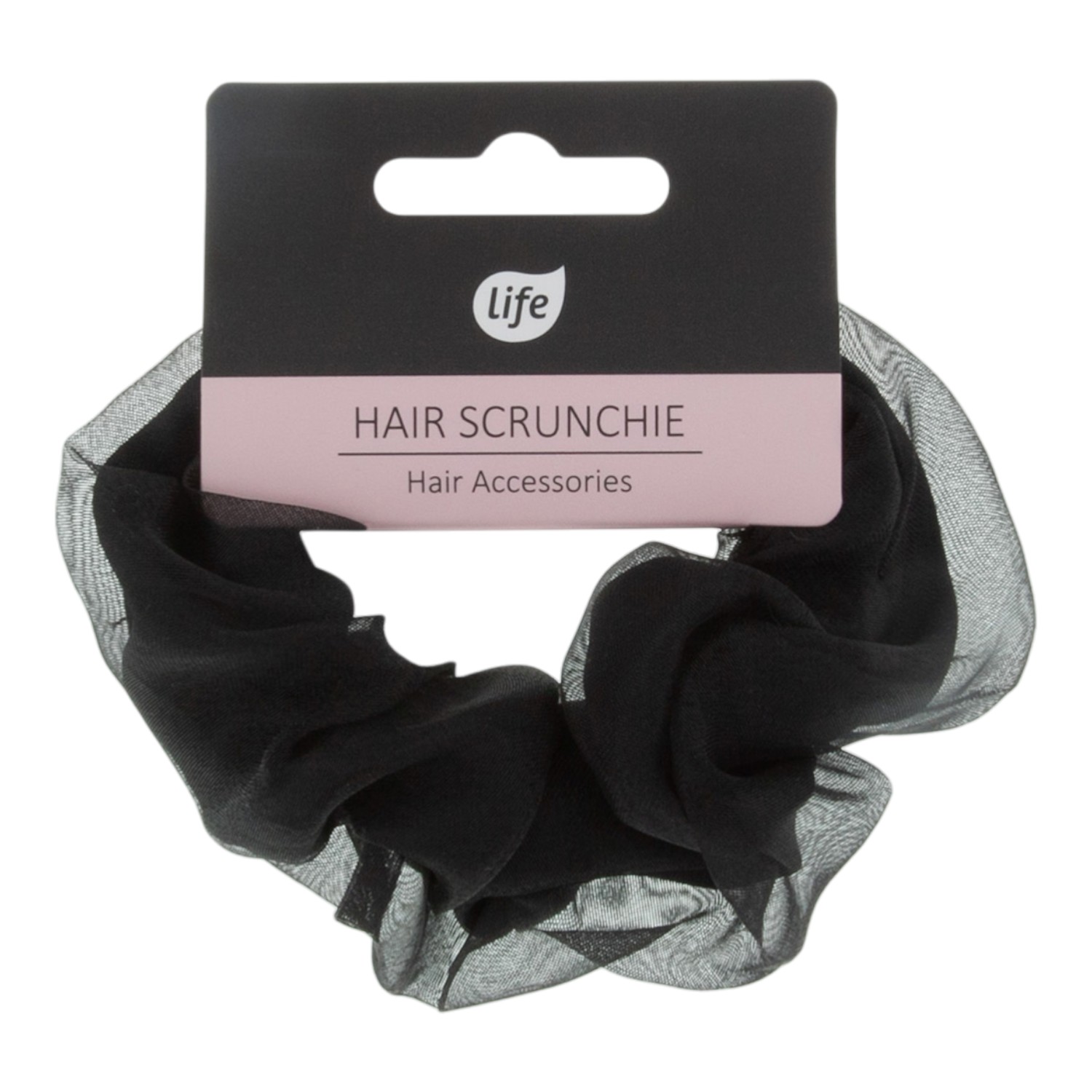 Life Owijka do włosów tiul czarny