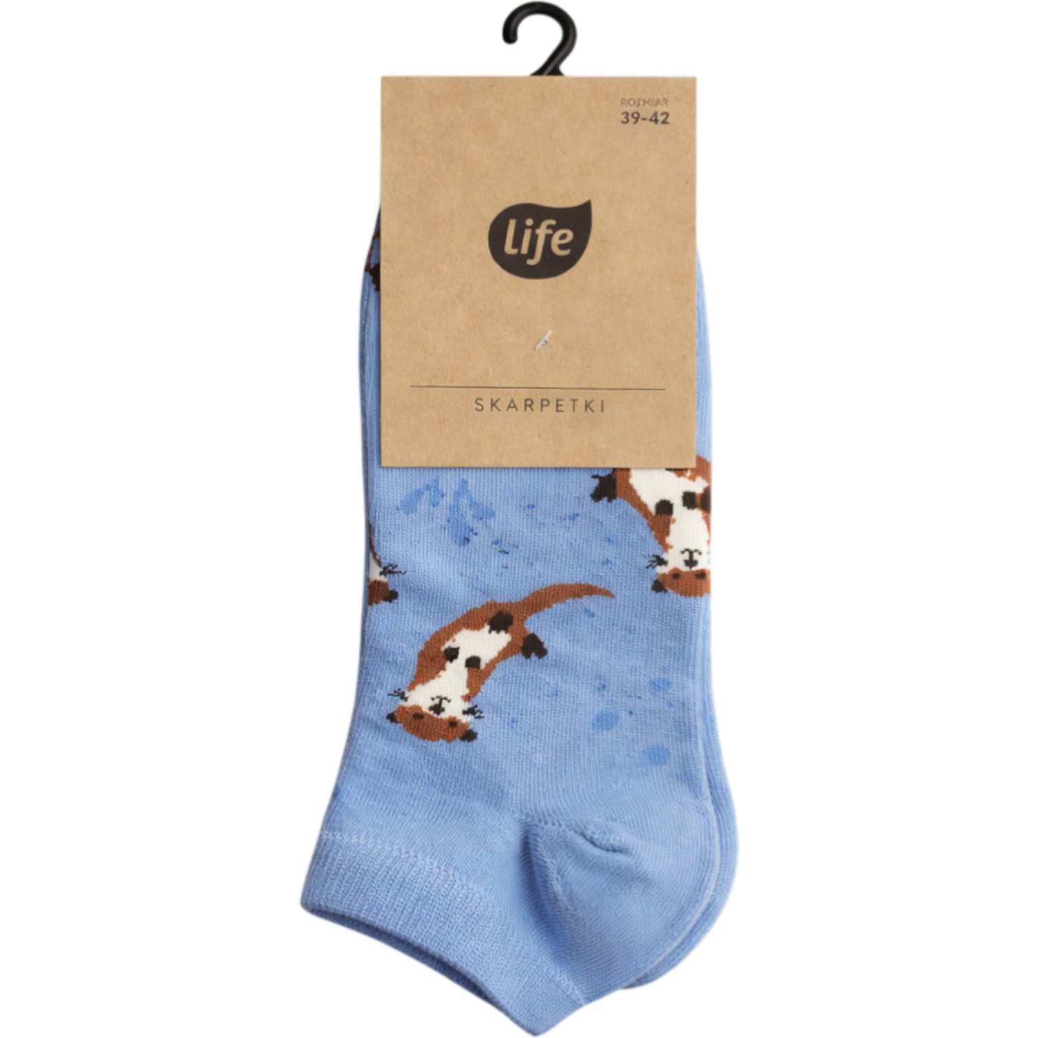 Life stopki bawełniane Hipster, wzór Wydra, 35-38