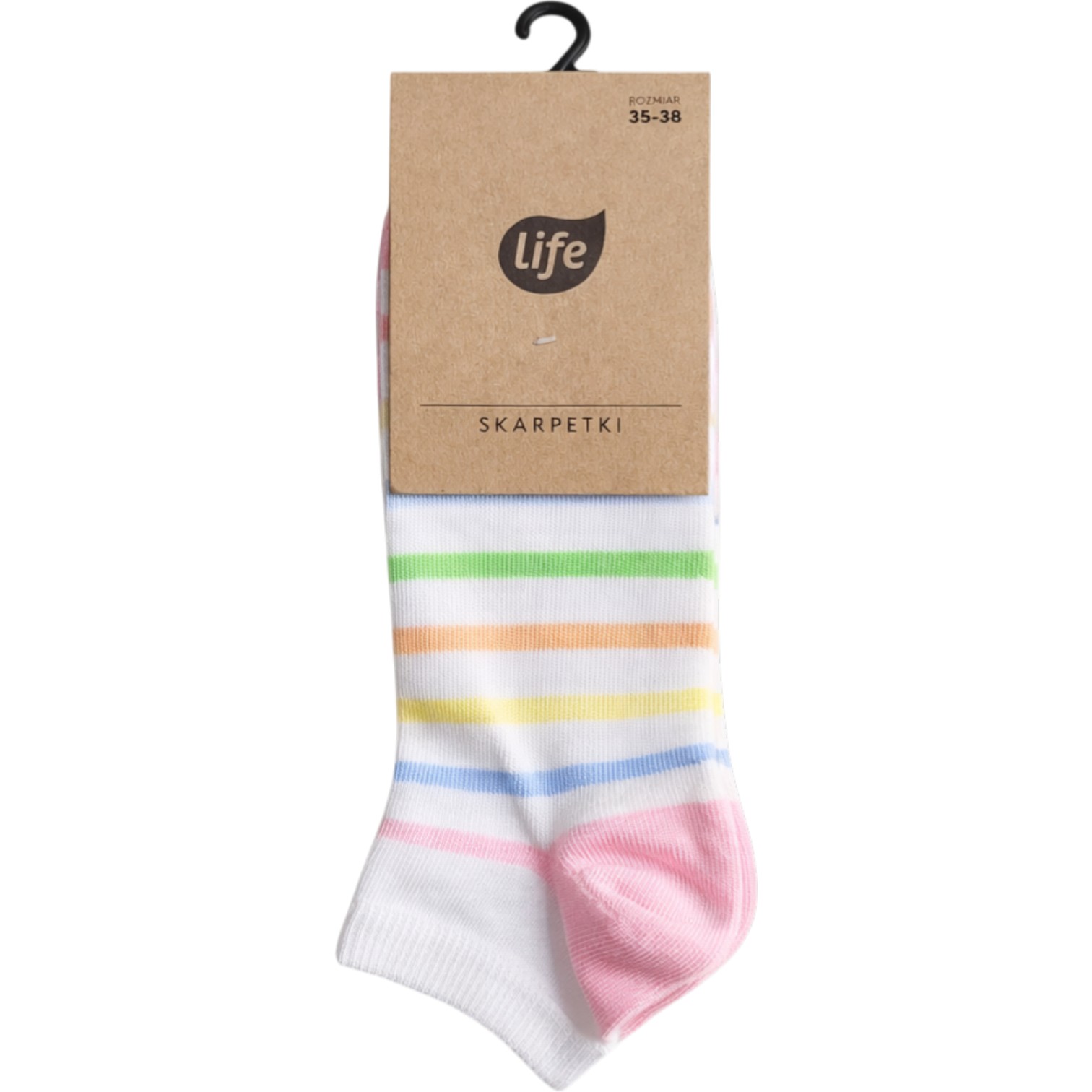 Life stopki bawełniane Hipster, wzór Paseczki, 39-42