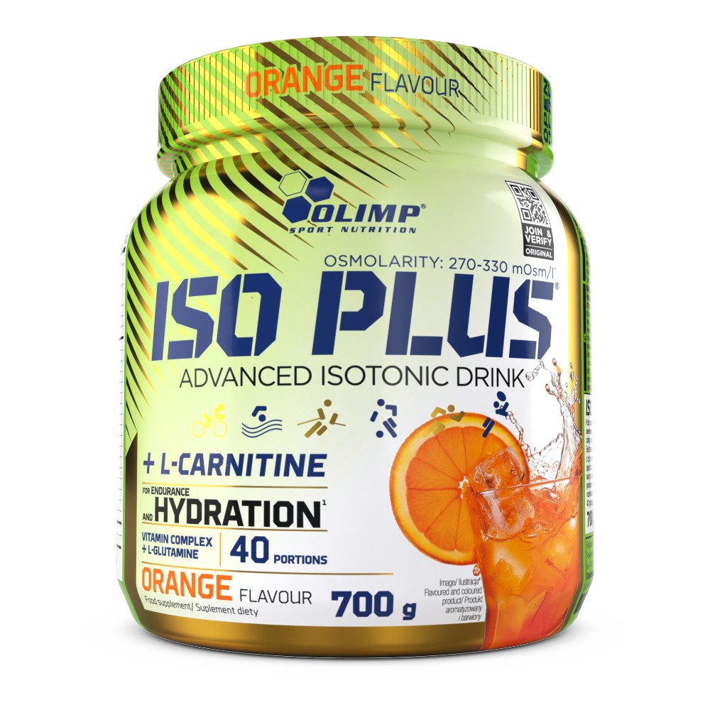Olimp Iso Plus Powder Smak Pomarańczowy, 700 g