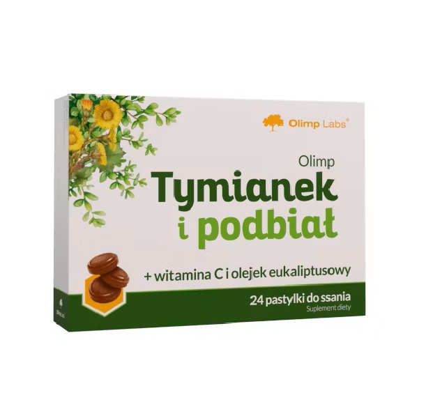 Olimp Tymianek i podbiał, Pastylki do ssania
