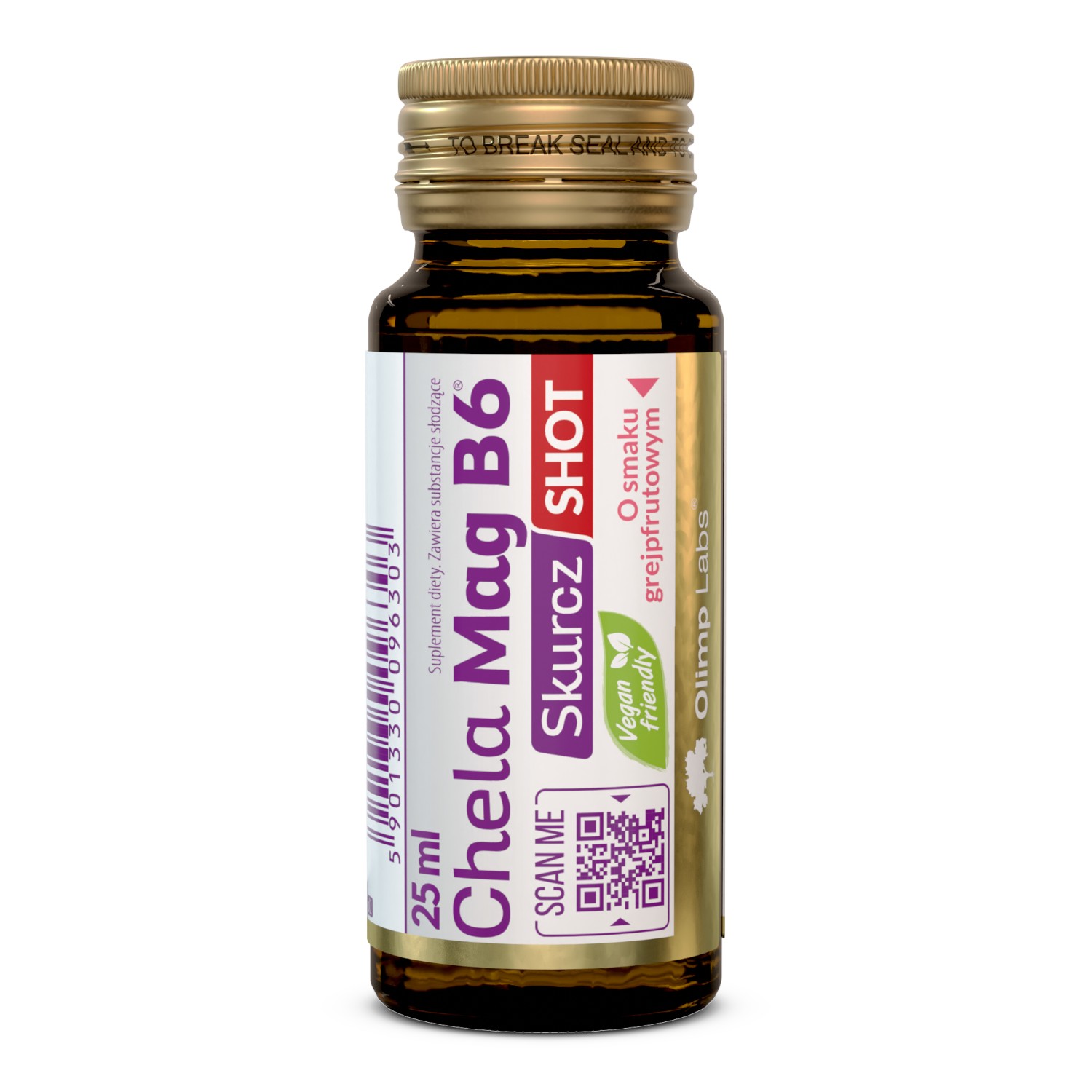 Olimp Chela-Mag B6 Skurcz Shot Grejpfrut, 25 ml