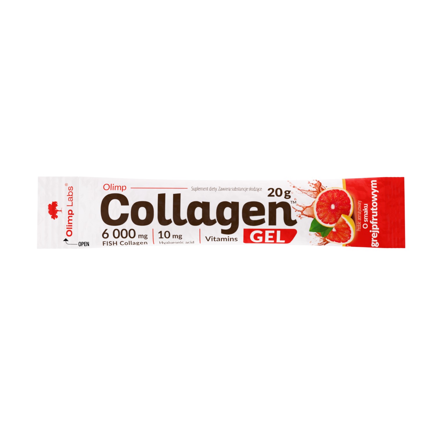 Olimp Collagen Gel Smak grejpfrutowy, 20 g