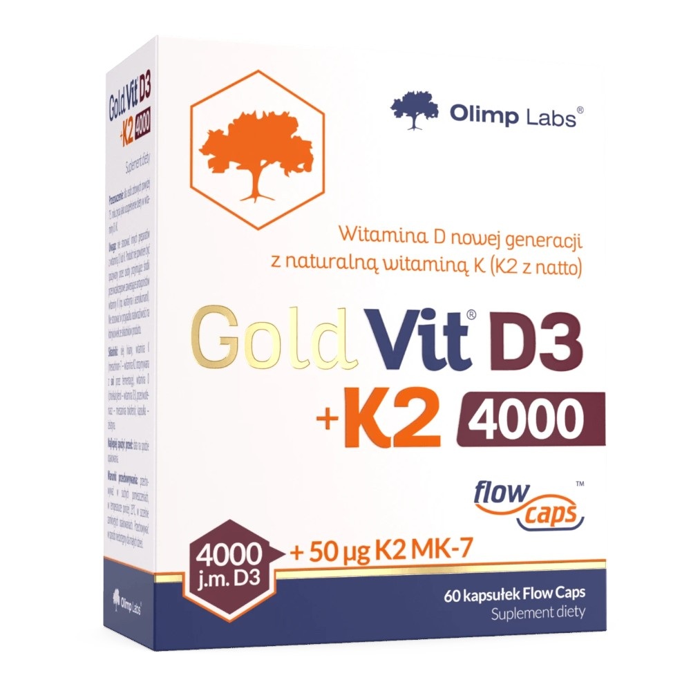 Olimp Gold-Vit D3 + K2 4000j.m. kapsułki 60 szt.