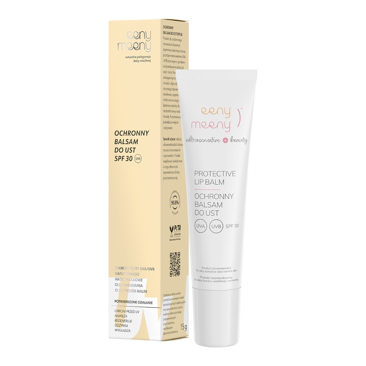 Eeny Menny Balsam do ust UVA UVB, SPF30