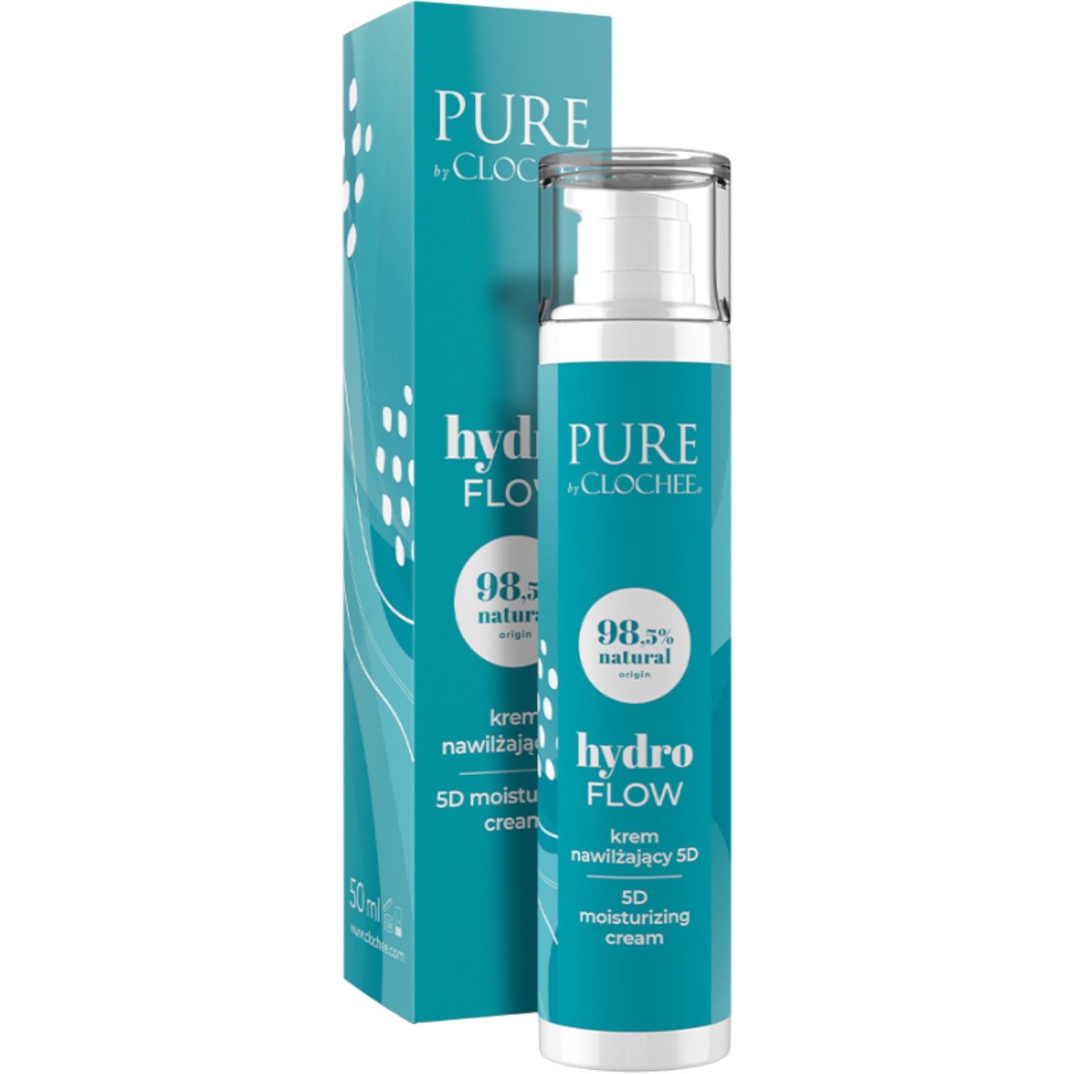 Pure by Clochee Hydro Flow Krem nawilżający 5D 
