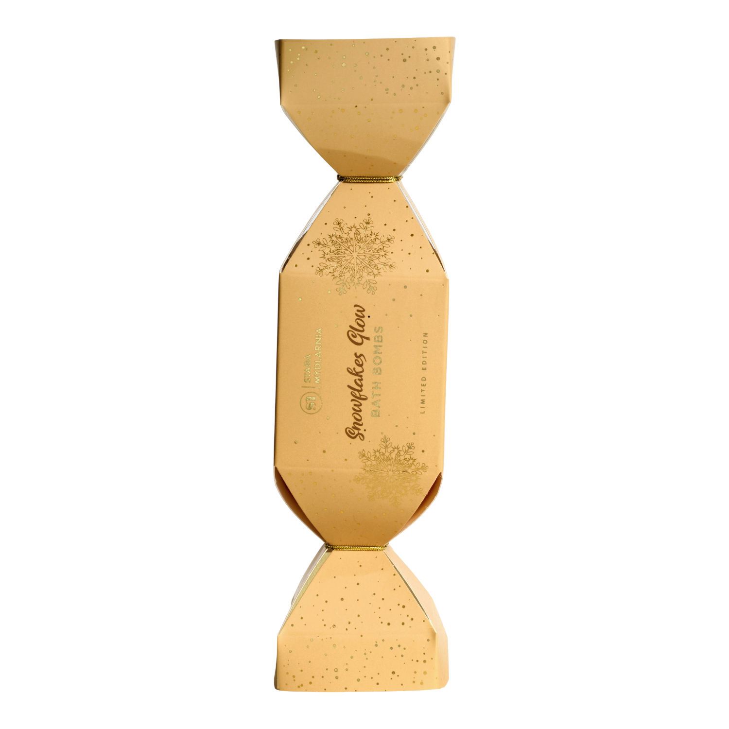 Stara Mydlarnia Cukierek - kule do kąpieli Snowflakes Gold 2 x 75 g
