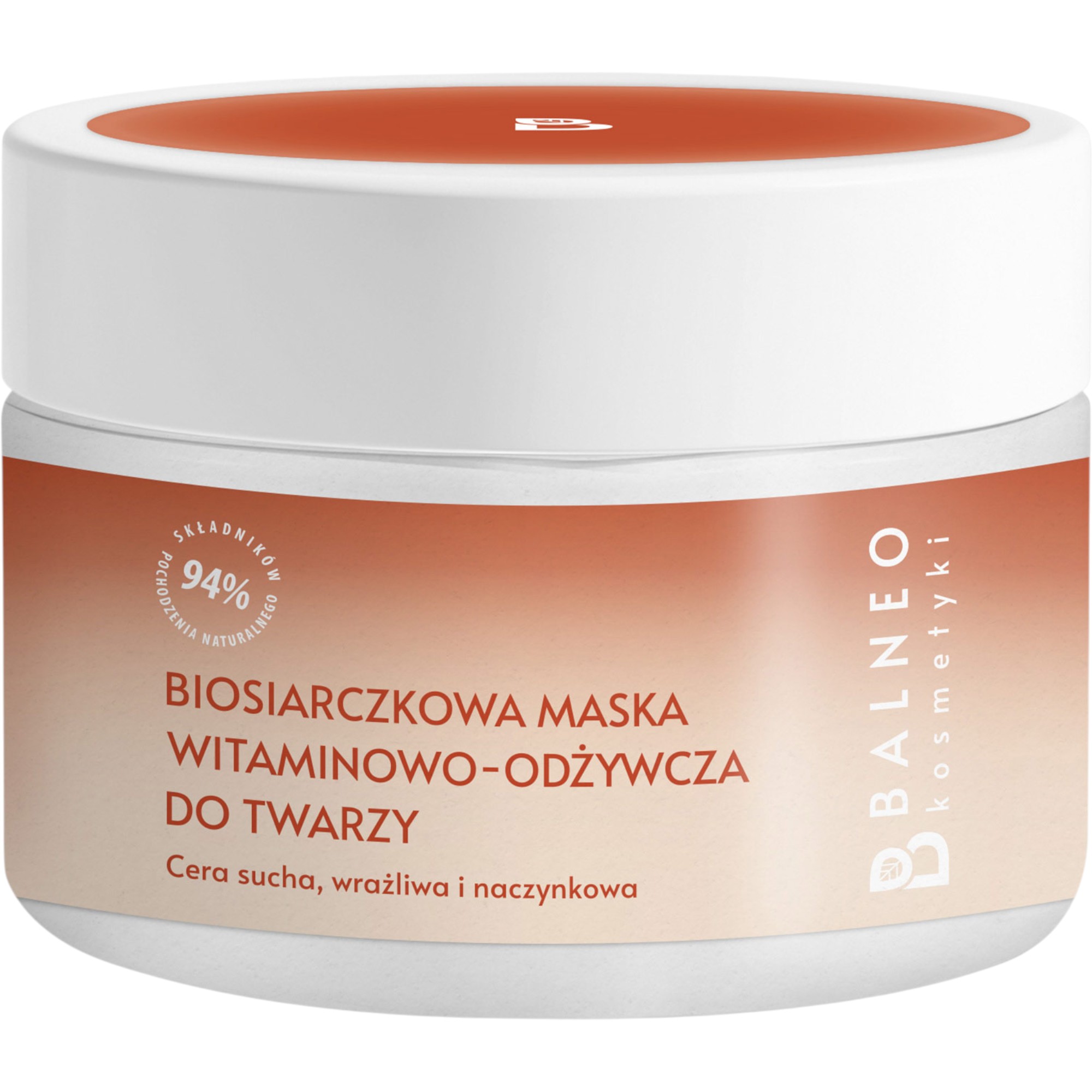 Balneocosmetici Maschera vitaminica e nutriente al biosolfuro per viso, collo e décolleté