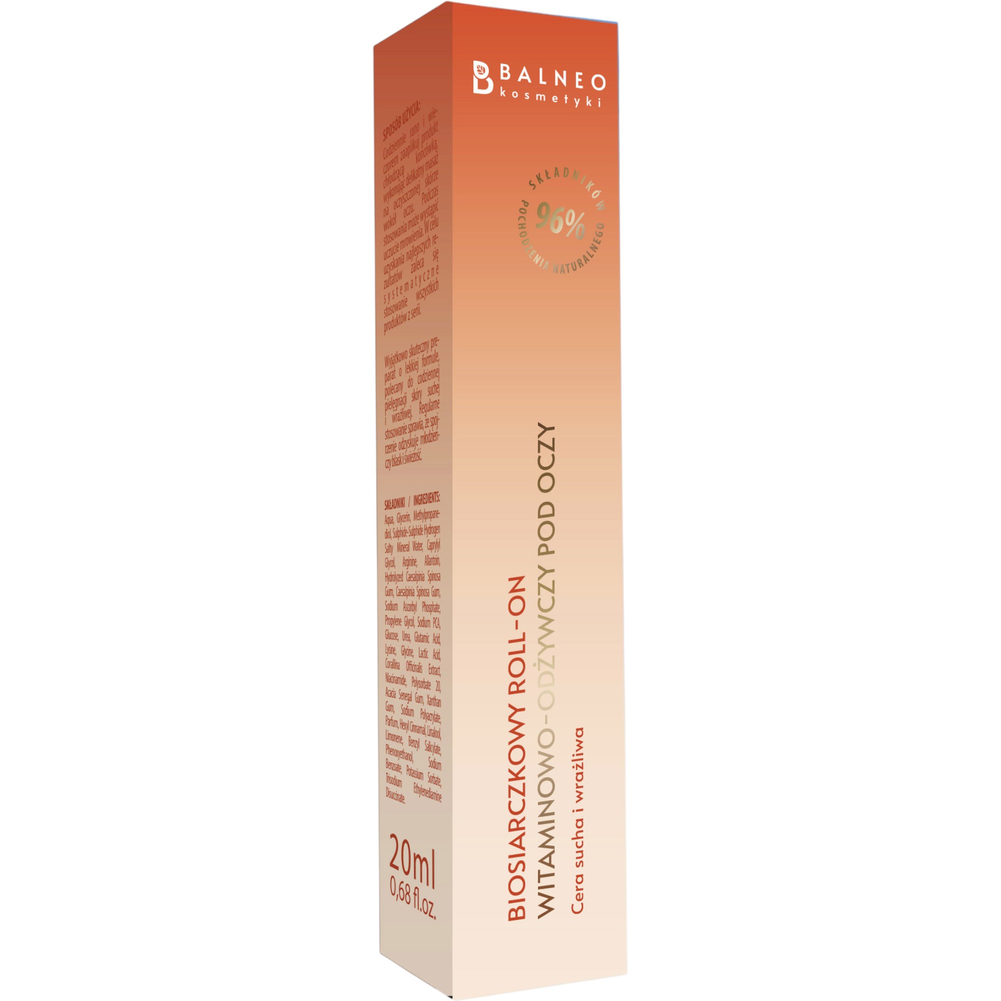 Balneocosmetici Roll-on biosolfurico vitaminico-nutriente per contorno occhi