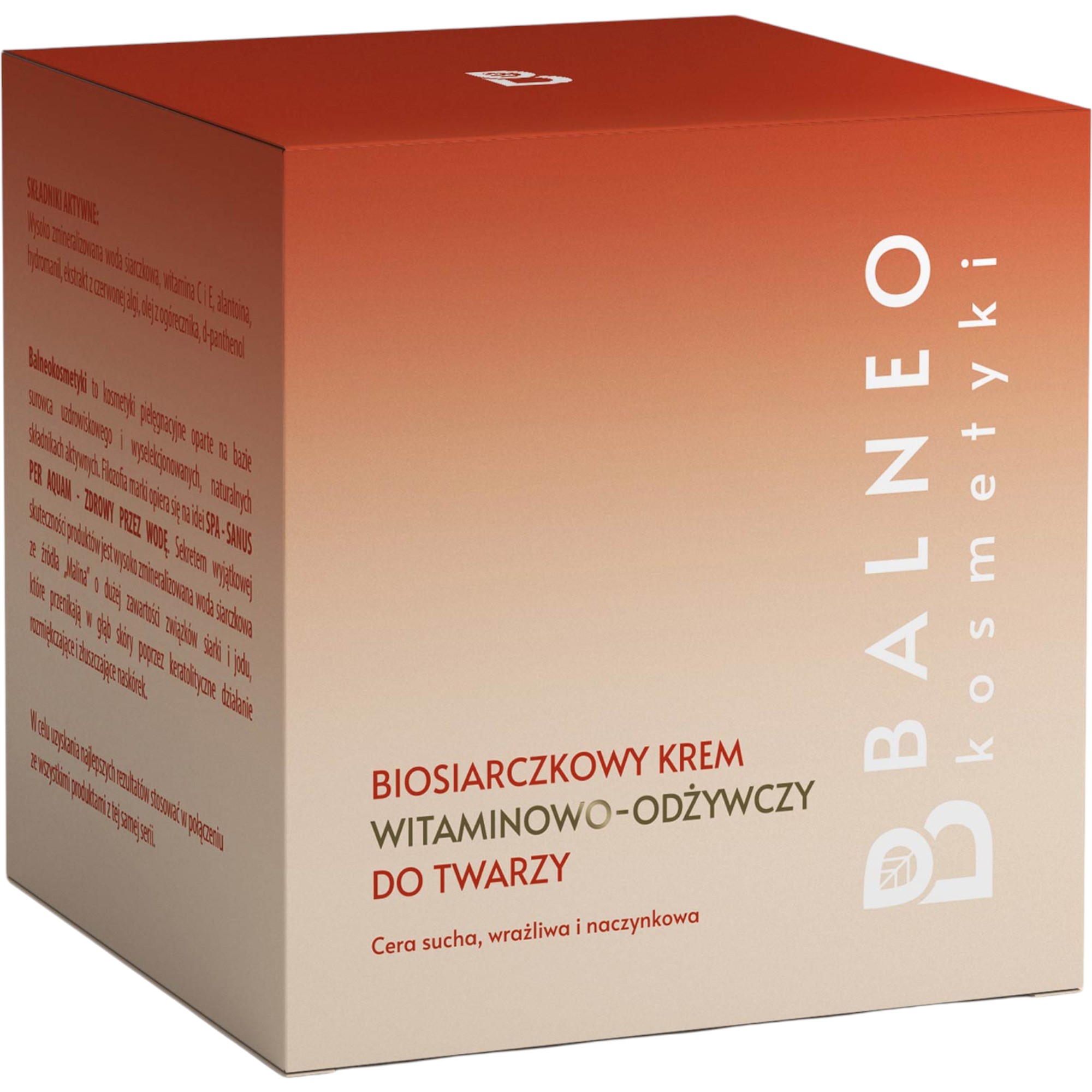 Balneokosmetyki Biosiarczkowy krem witaminowo-odżywczy do twarzy