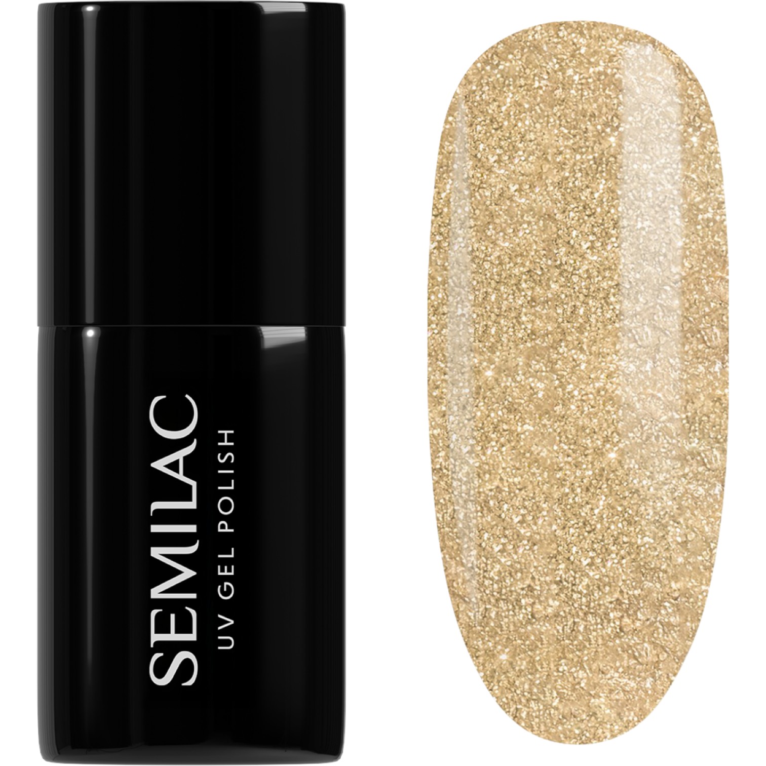 Semilac Lakier hybrydowy, 037 Gold Disco