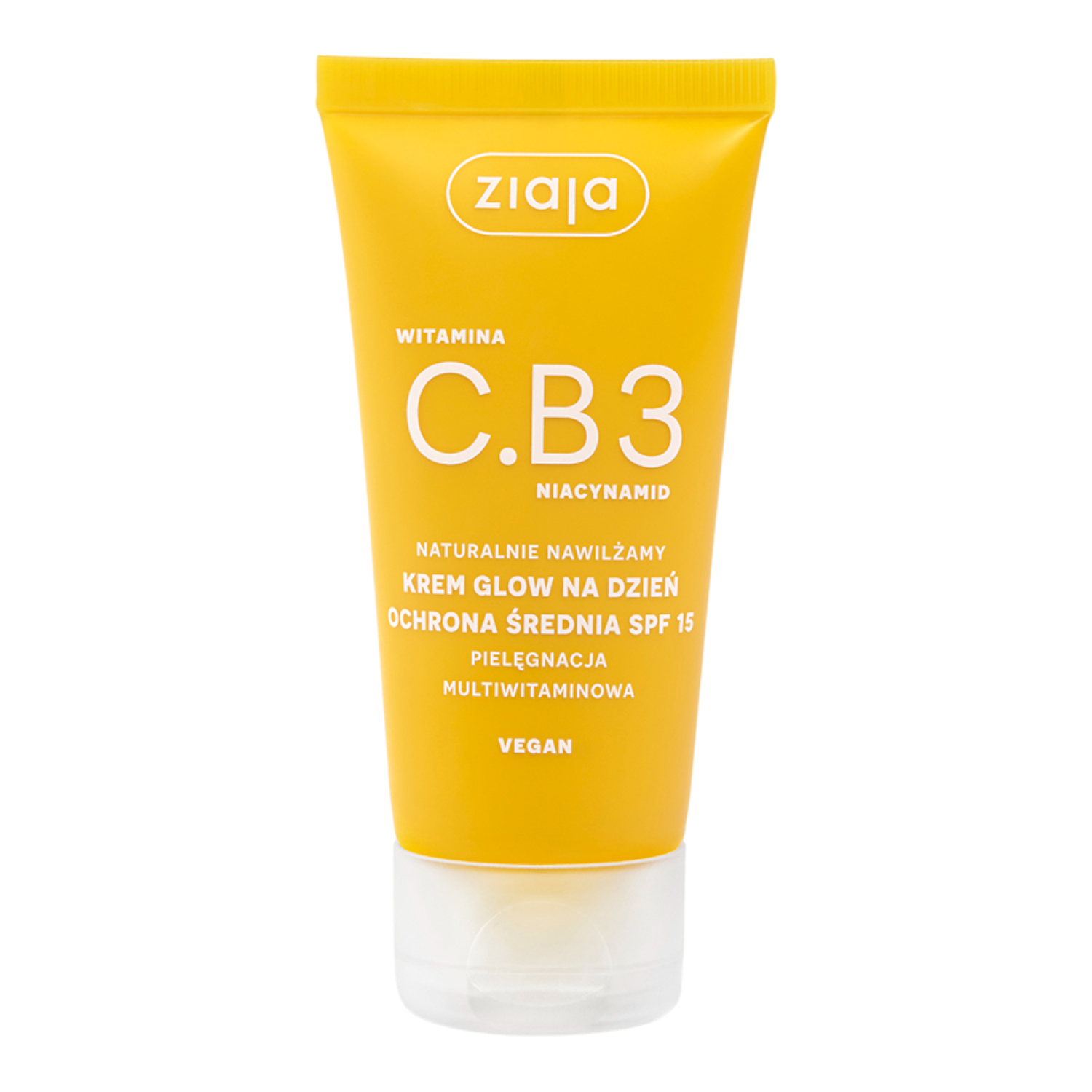 Ziaja Witamina C.B3 Niacynamid Naturalnie nawilżamy Krem glow na dzień SPF15 