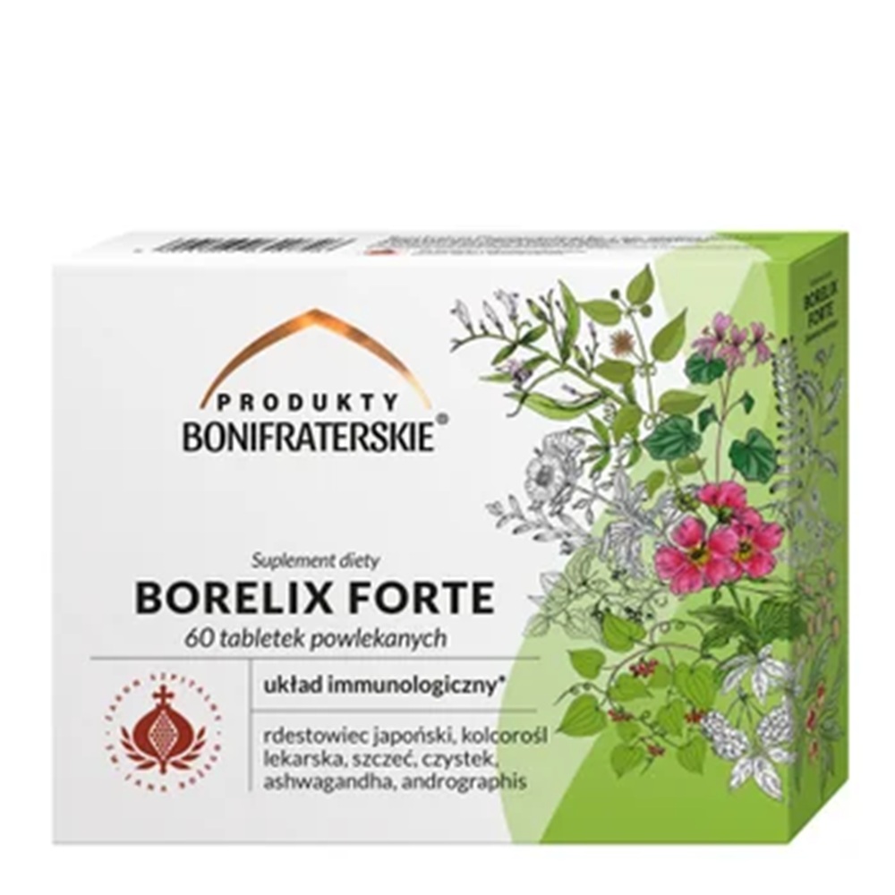 Borelix Forte Suplement diety, Tabletki Powlekane 60 szt.