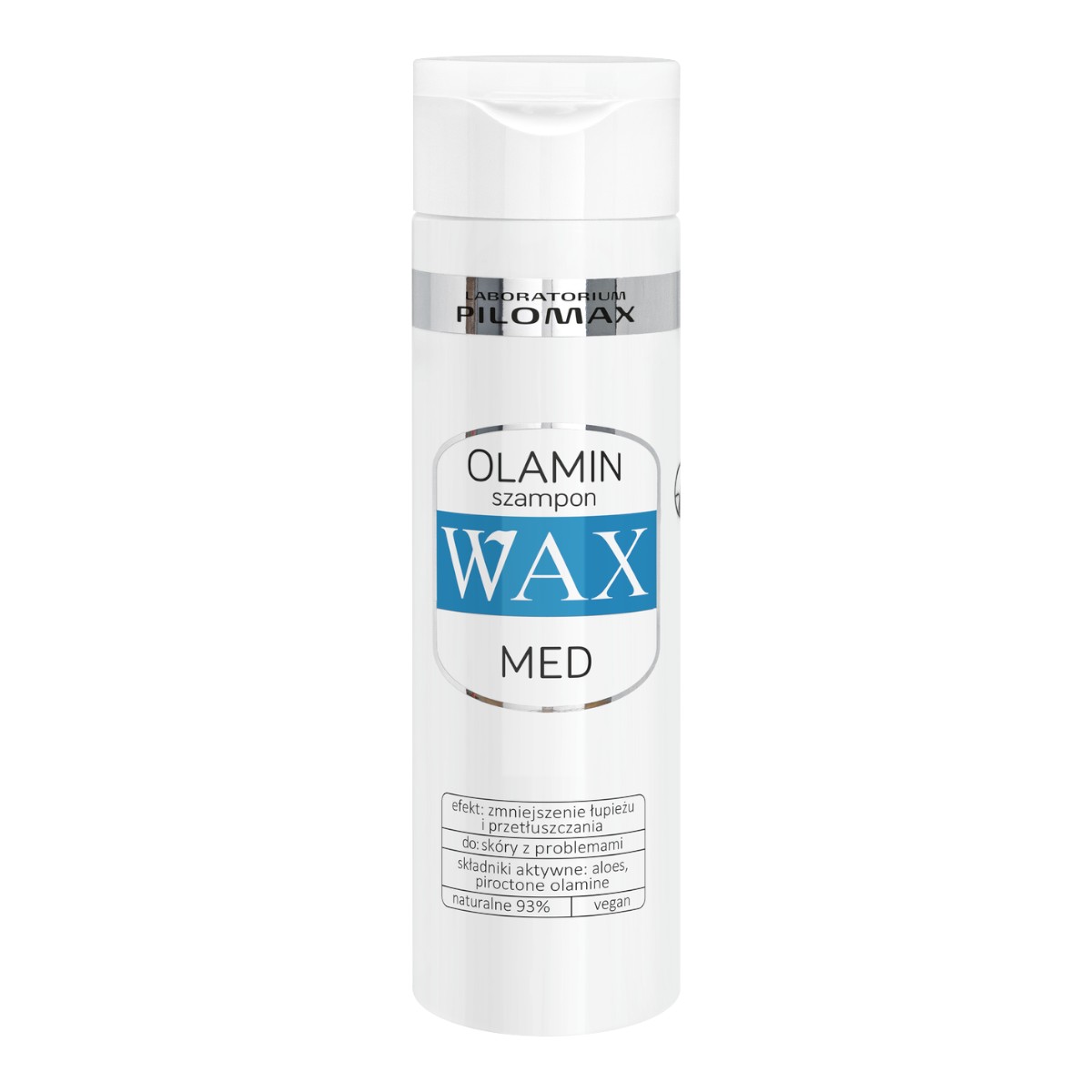 WAX MED Szampon na łupież i problematyczną skórę głowy Olamin, 200 ml