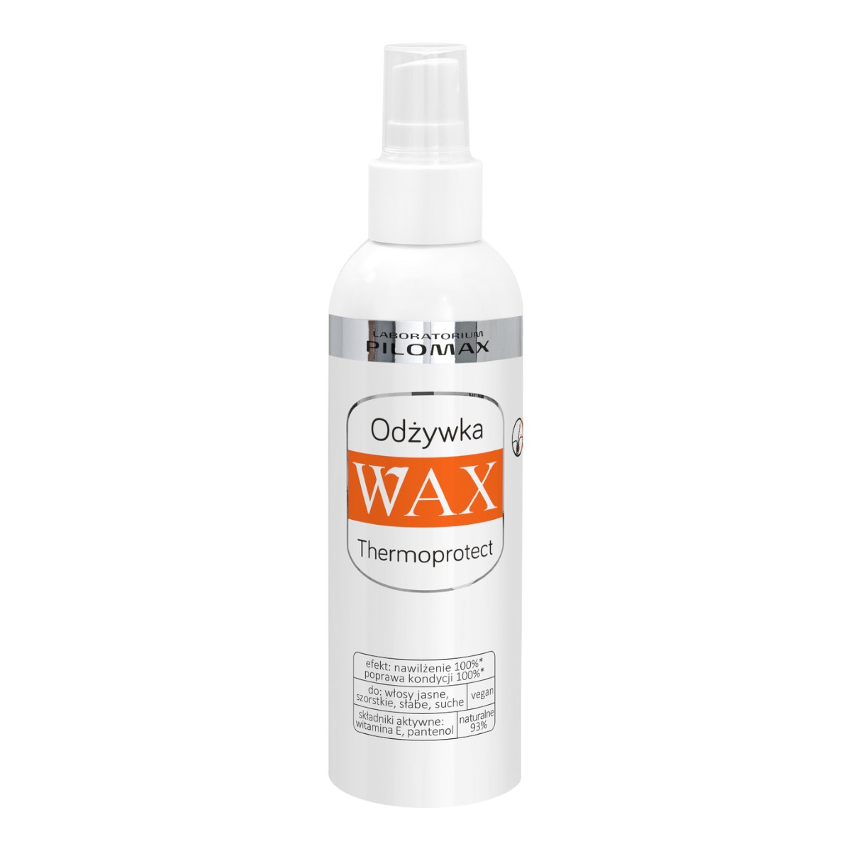 WAX Odżywka termoochronna, nawilżająca bez spłukiwania do włosów blond, 200ml