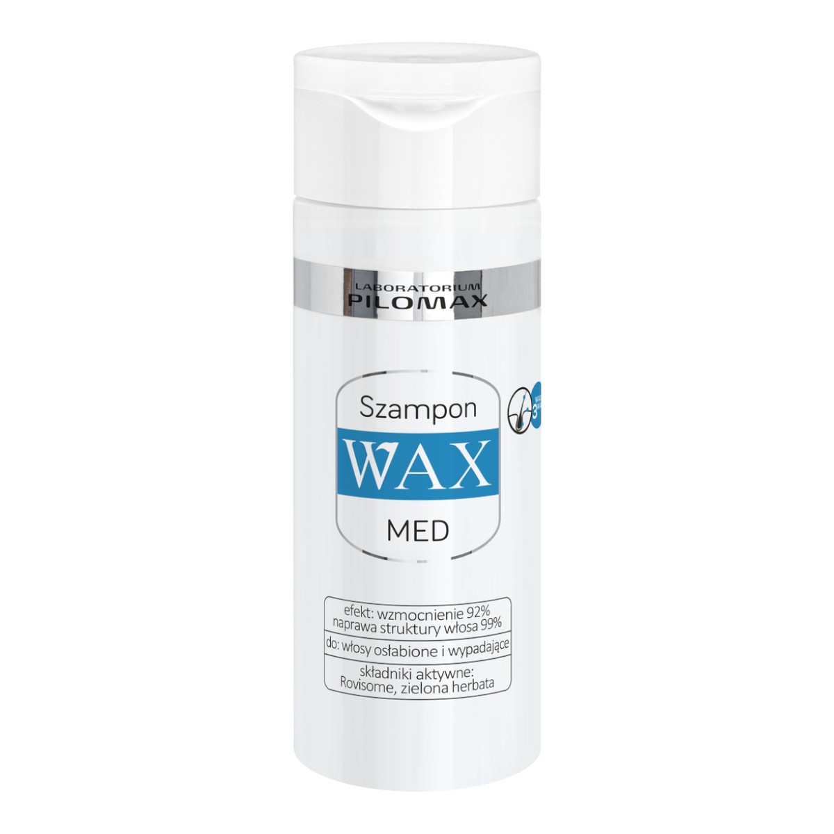 WAX Med Szampon przeciw wypadaniu włosów do wrażliwej skóry głowy