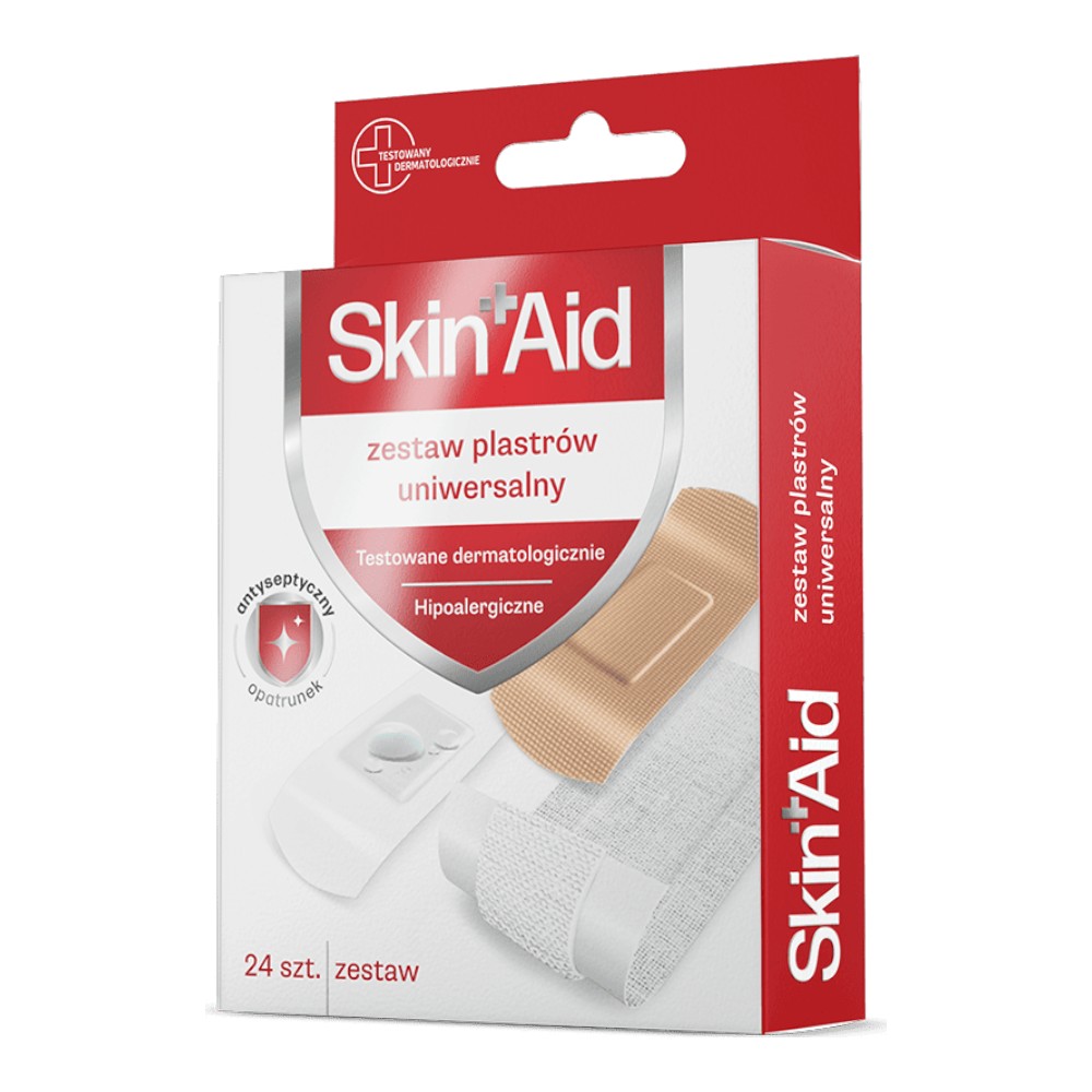 Skin Aid Zestaw plastrów uniwersalnych, 24 szt.