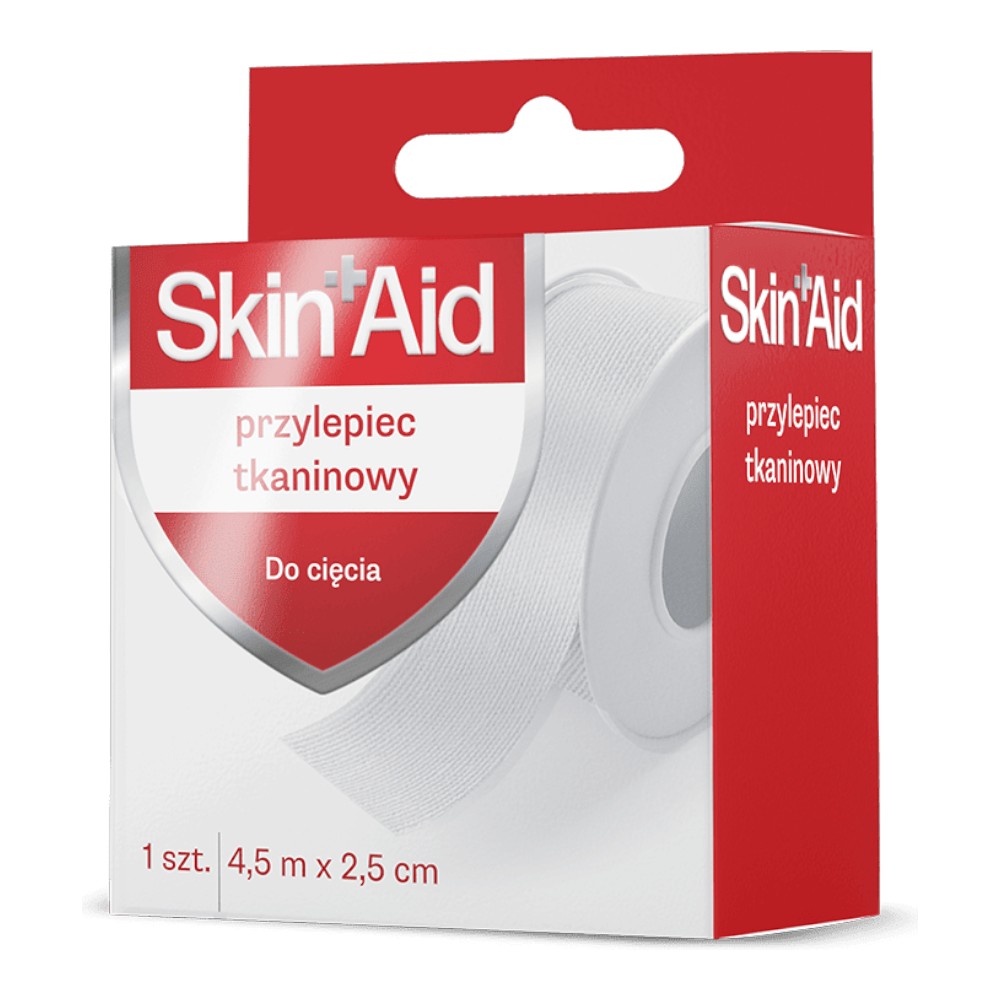 Skin Aid Przylepiec tkaninowy 4,5m x 2,5cm