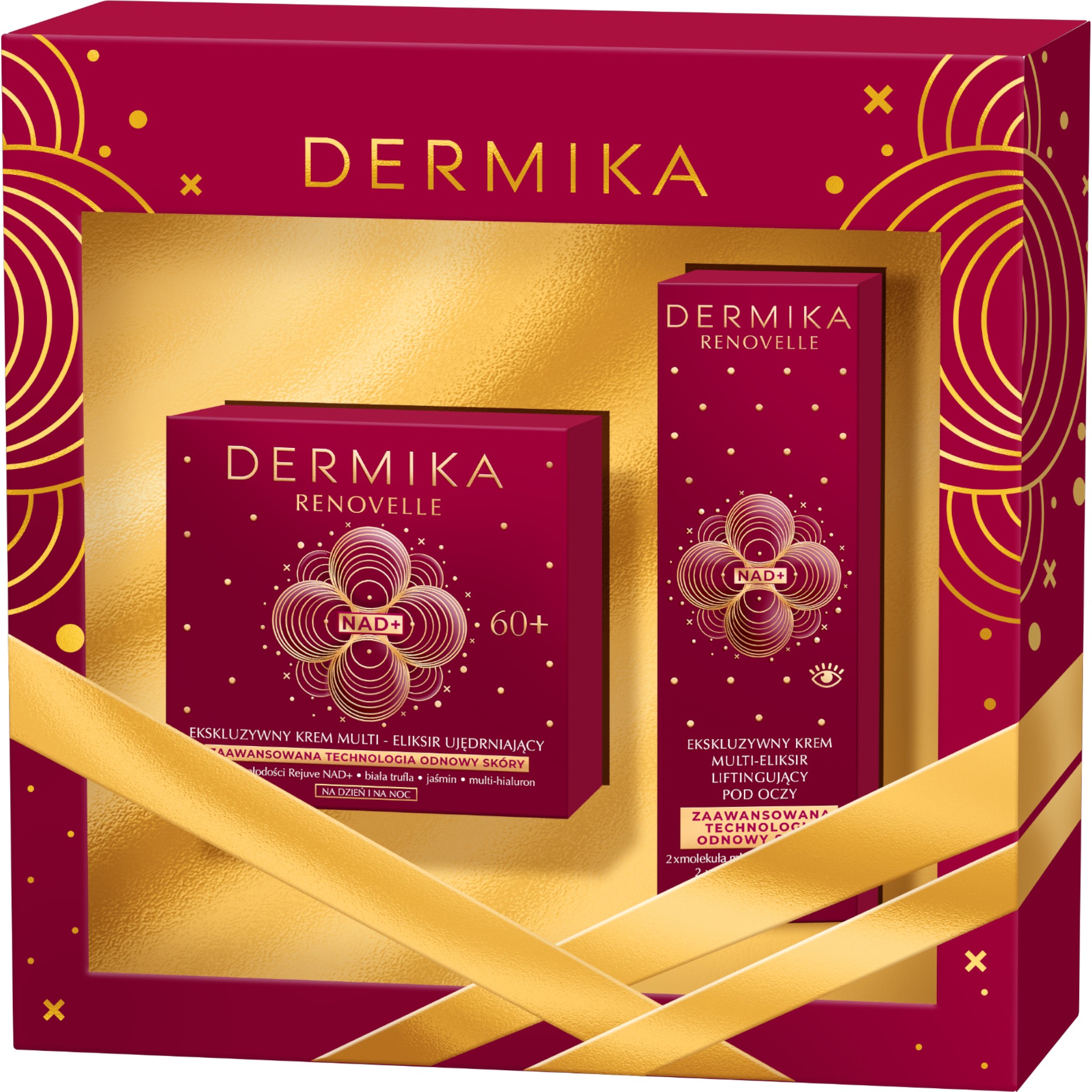 Dermika zestaw Renovelle 60+: Krem 50ml + Krem pod oczy 15ml