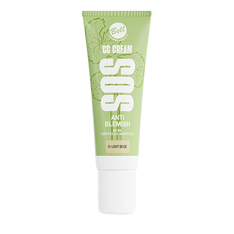 Bell SOS CC Cream Crema Illuminante, 01 Light Beige
