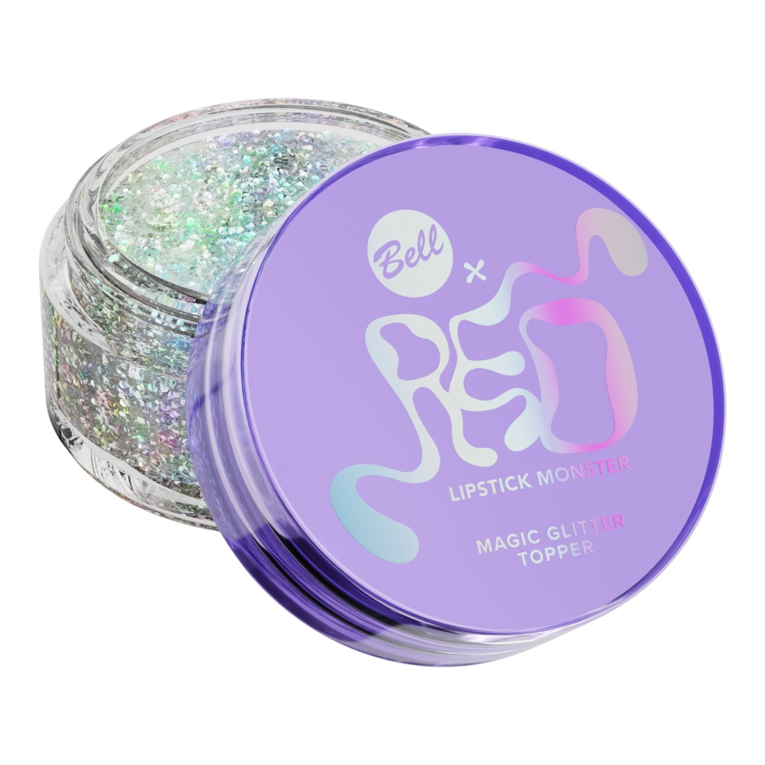 Bell x RLM Magic Glitter Topper Brokatowy żel 001