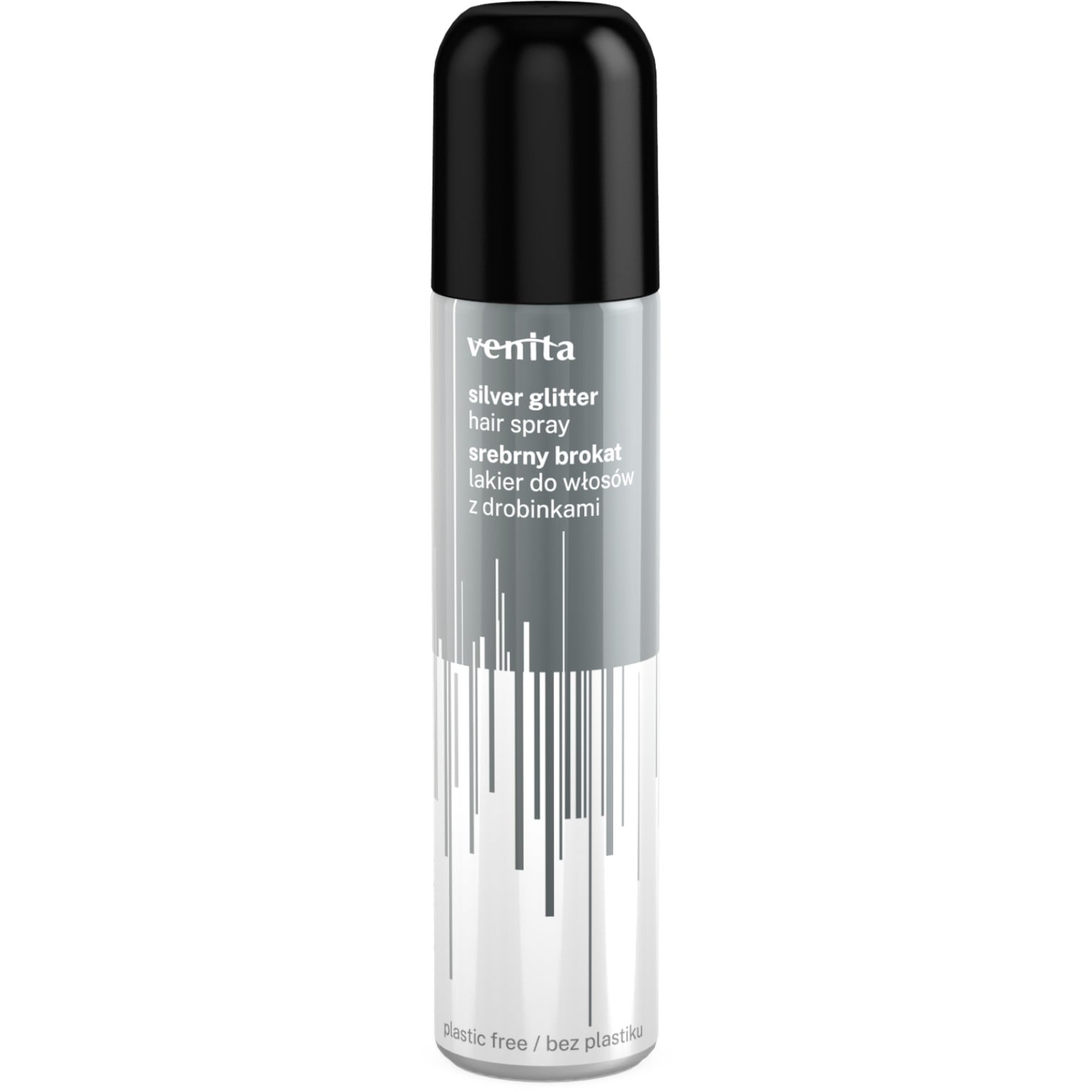 Venita Lakier do włosów z drobinkami, srebrny, 75 ml